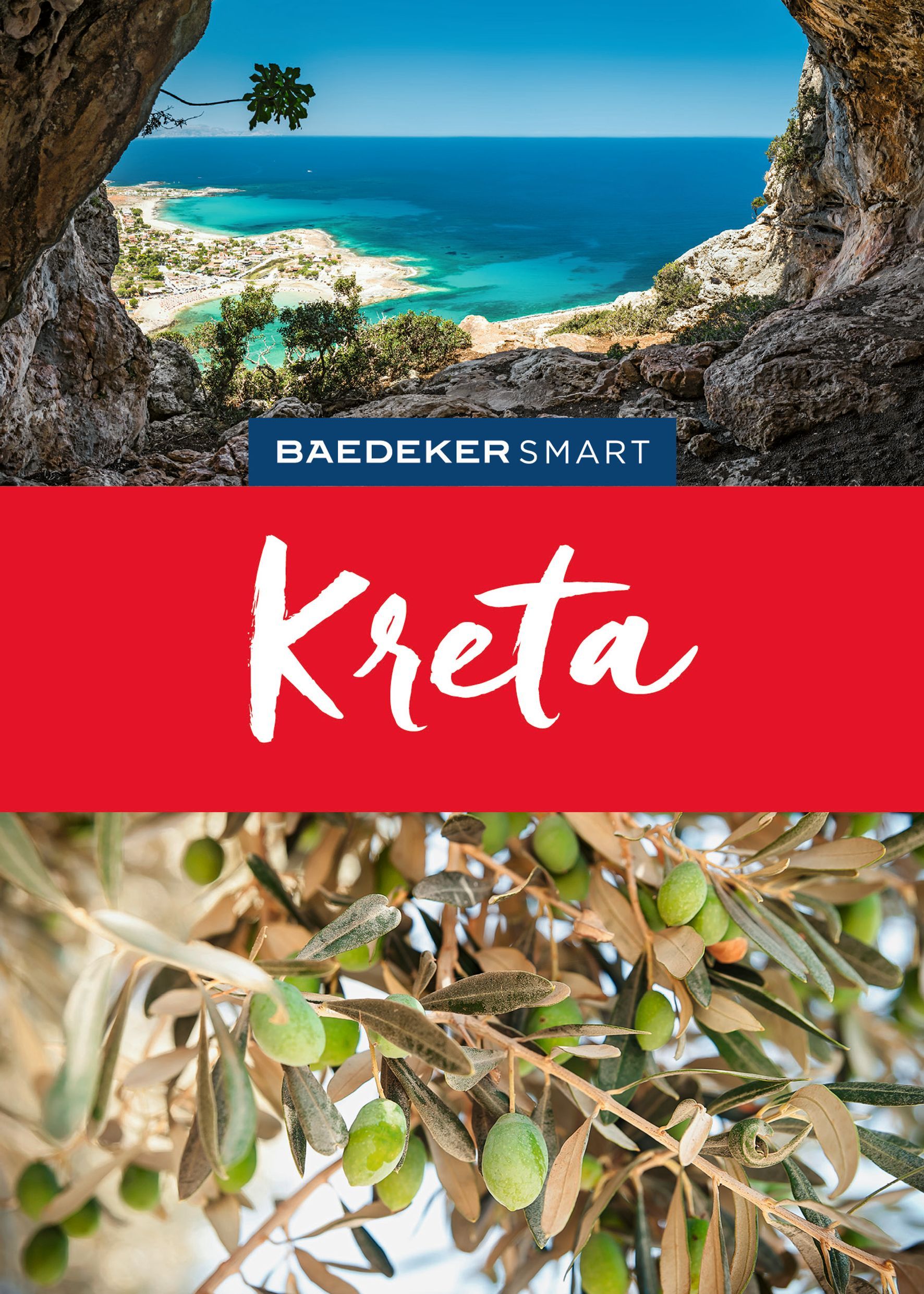 Baedeker SMART Reiseführer Kreta Cover Baedeker Smart Reiseführer Kreta. Land, Natur, Draußen, Sommer, Vegetation
