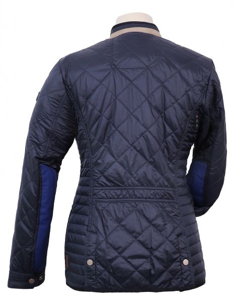 Blaue Damenjacke Gardasee mit ADAC Logo auf Innenseite