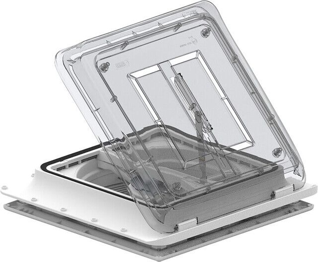 Dachhaube Weiß Belüftung