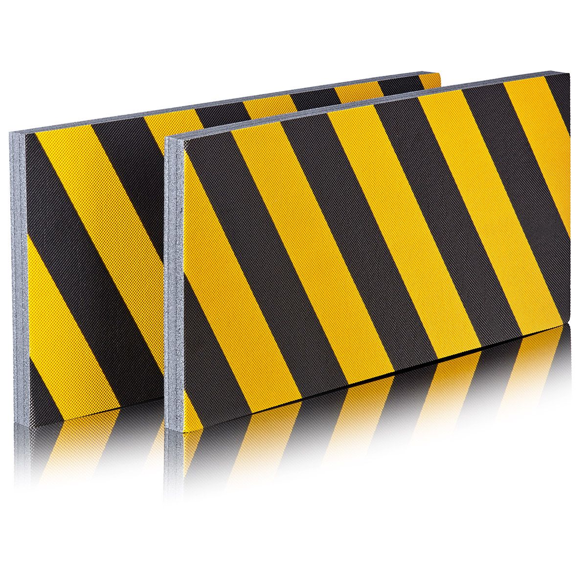 nrh20011843-wandschutz-set-50cm Wandschutzmatten, Gelb , Schwarz