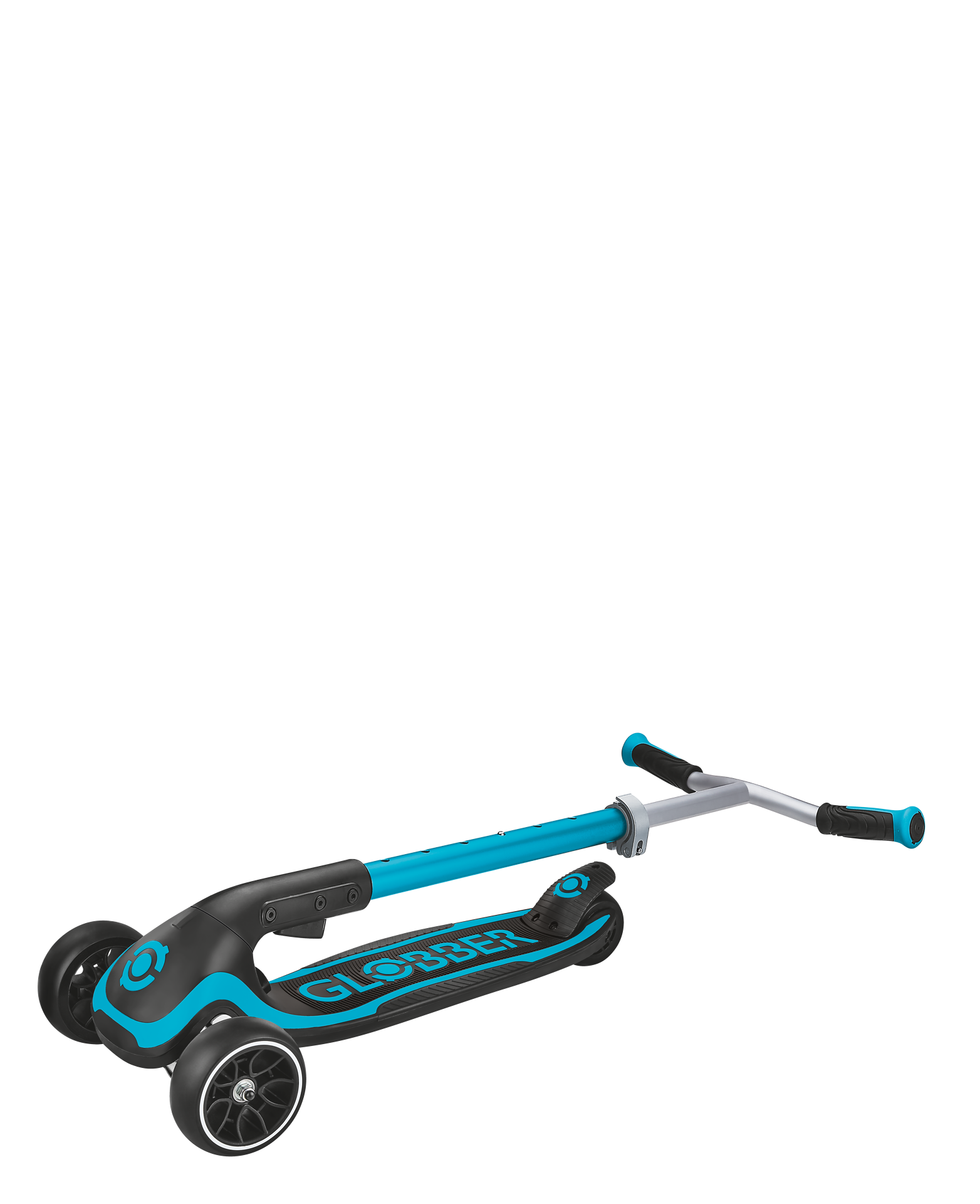 Transport, Fahrzeug, Kinderroller, Tretroller, Türkis, Rad