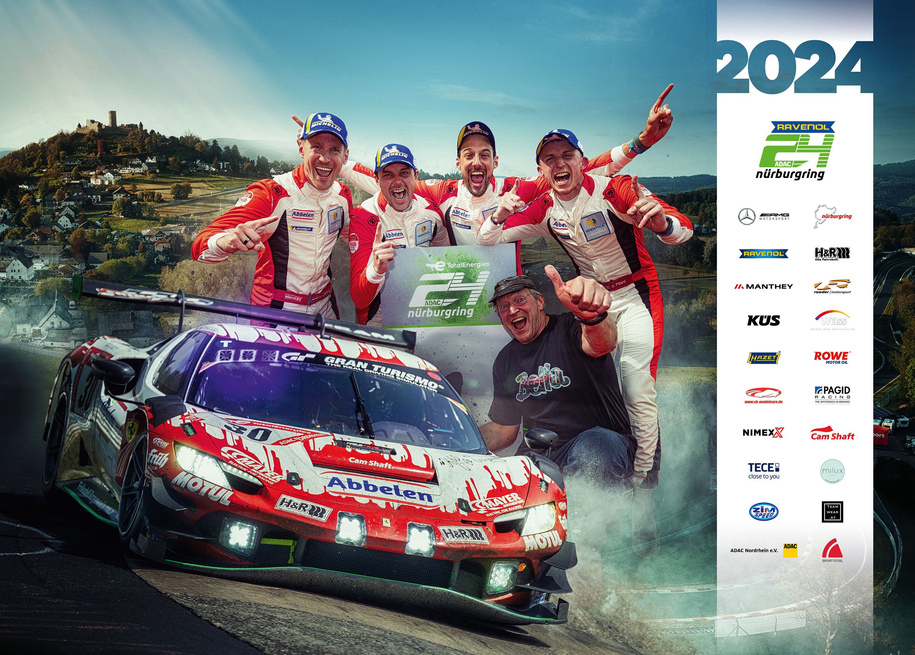 24h-Kalender-2024 24h Nürburgring Kalender ADAC
