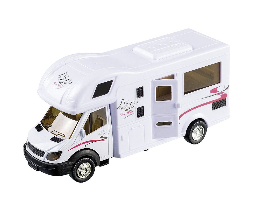 9977801-Motorhome-Wohnmobile-Standard-01 Wohnmobil, Modellauto, Weiß-Rot
