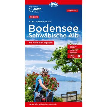 ADFC-Radtourenkarte 25 Bodensee/Schwäbische Alb Werbung, Plakat, Kräuter, Pflanze