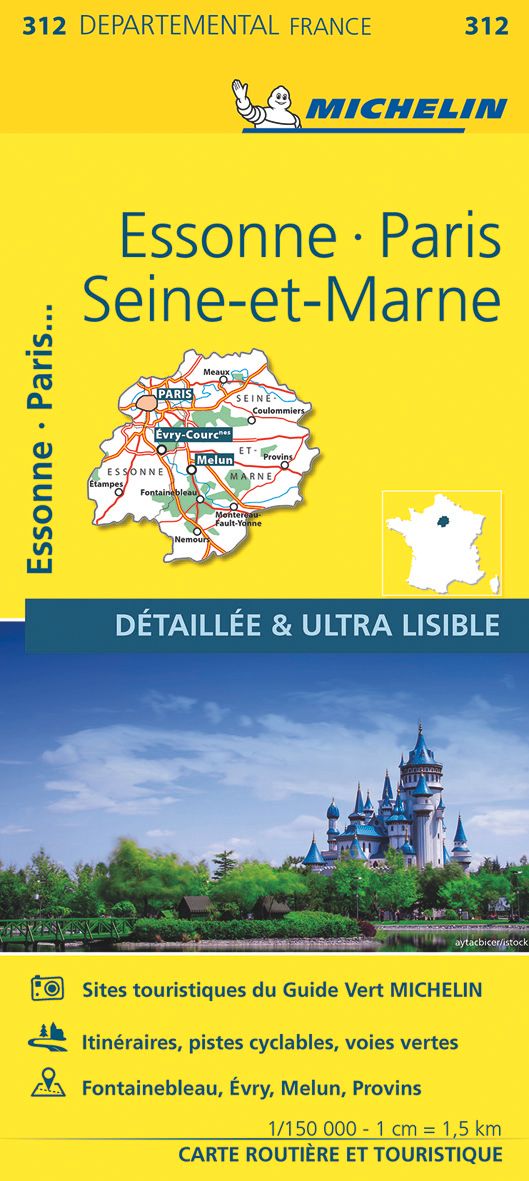 9782067202146 Cover Michelin Karte Ole de France