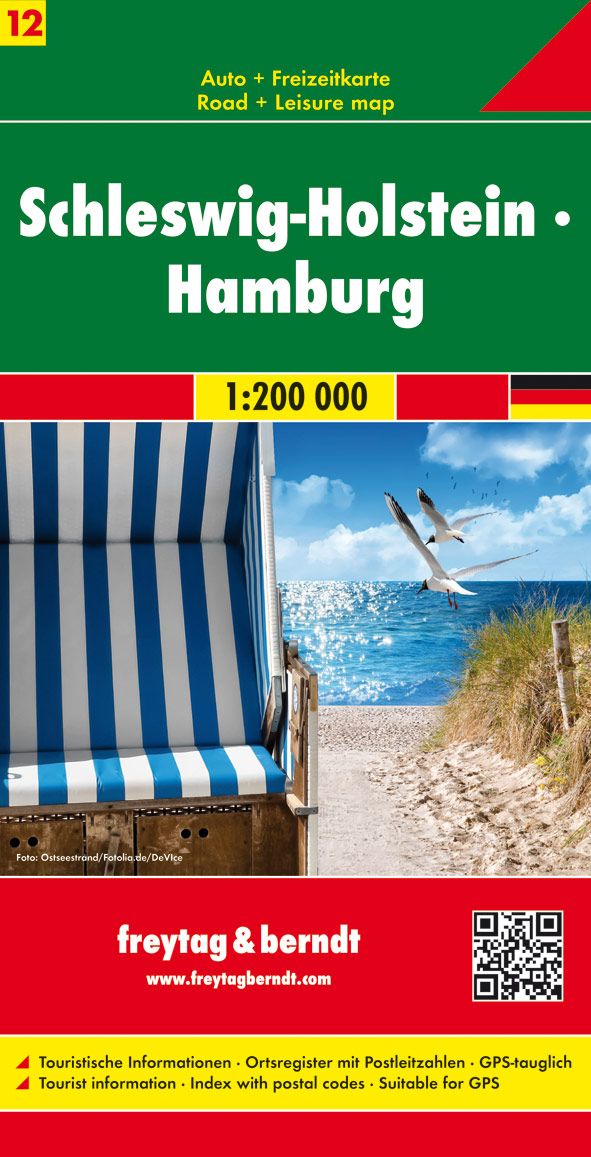Schleswig-Holstein - Hamburg, Autokarte, f&b Werbung, Plakat, QR-Code, Tier, Vogel