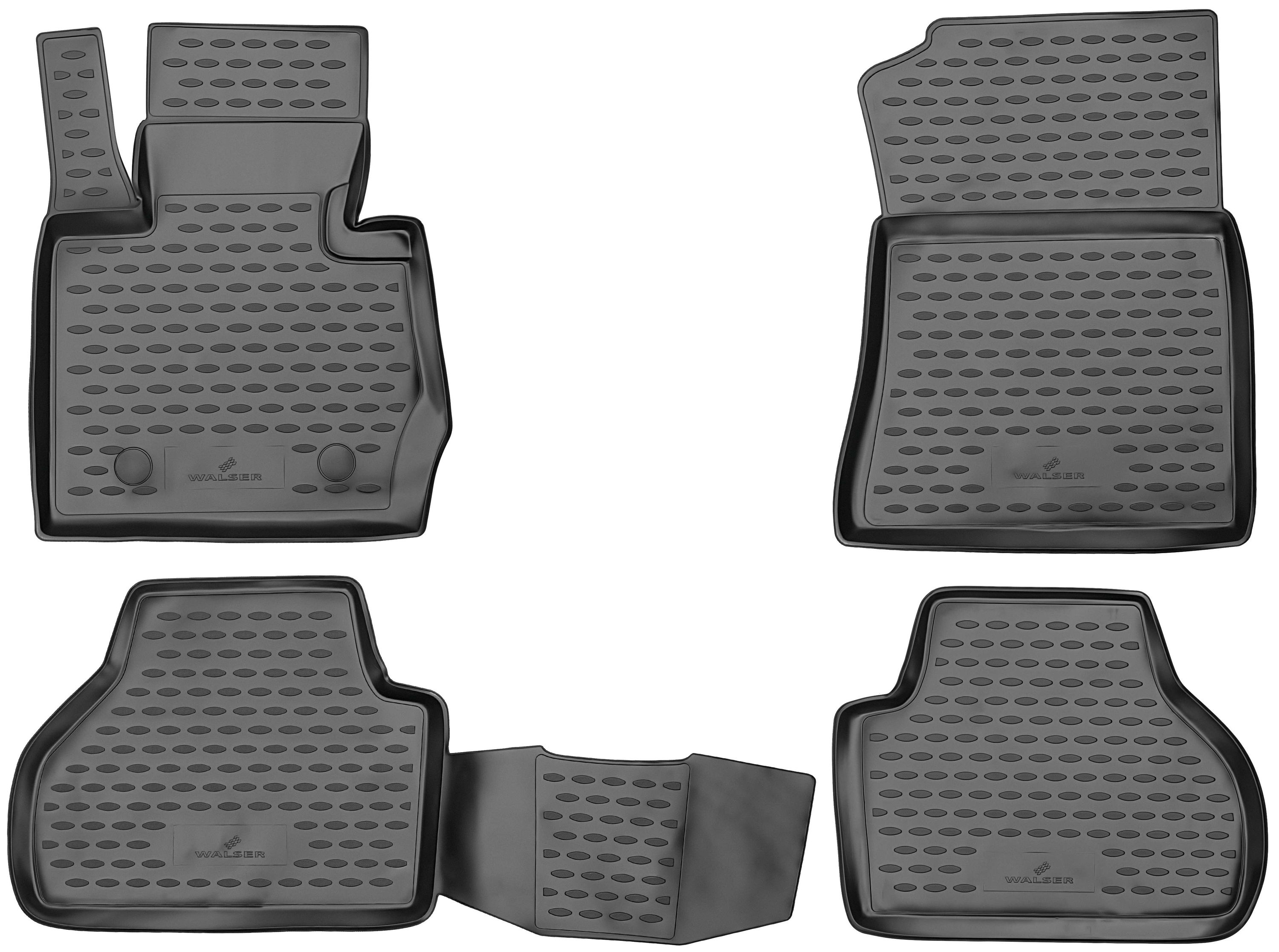 Gummimatte, Fußmatte XTRS für BMX X3, schwarz, grau