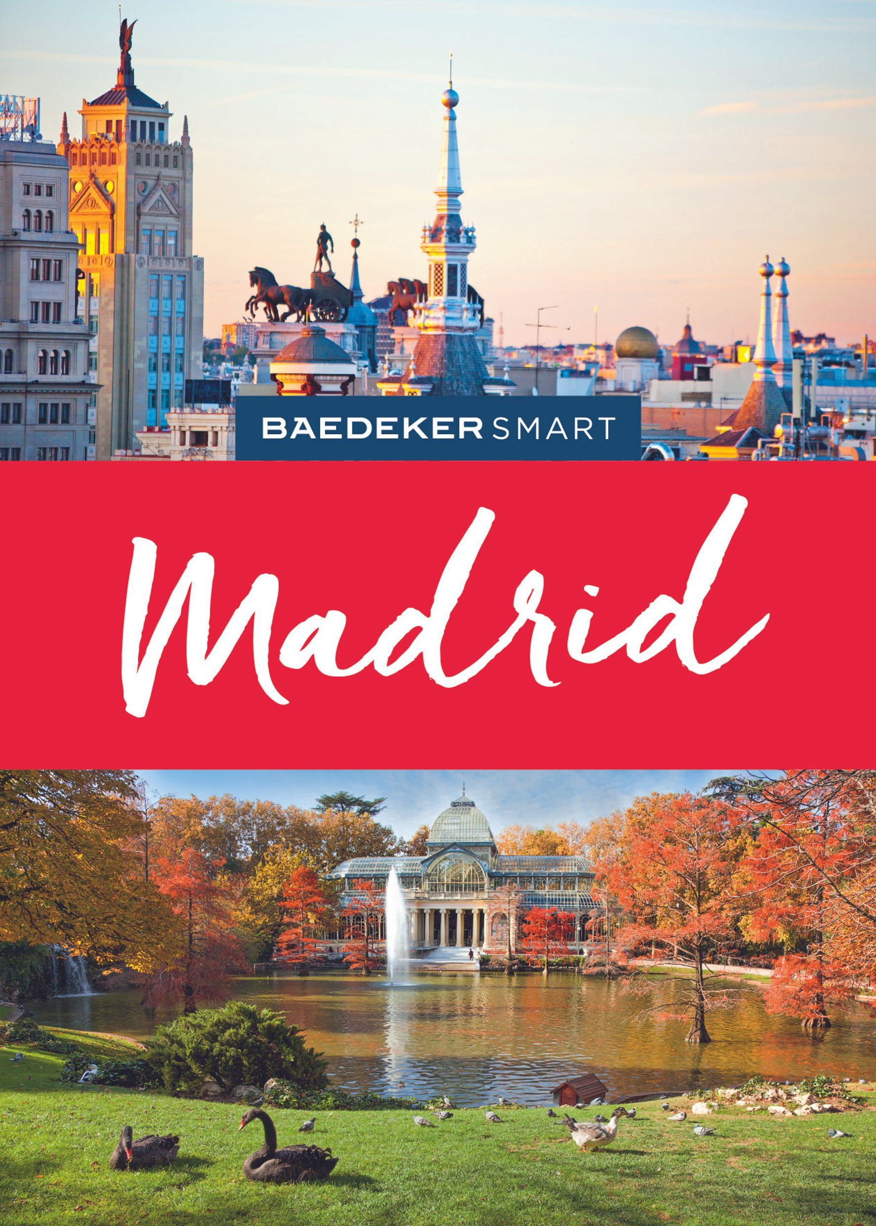Baedeker SMART Reiseführer Madrid Stadt, Gras, Nachbarschaft, Uferpromenade, Teich
