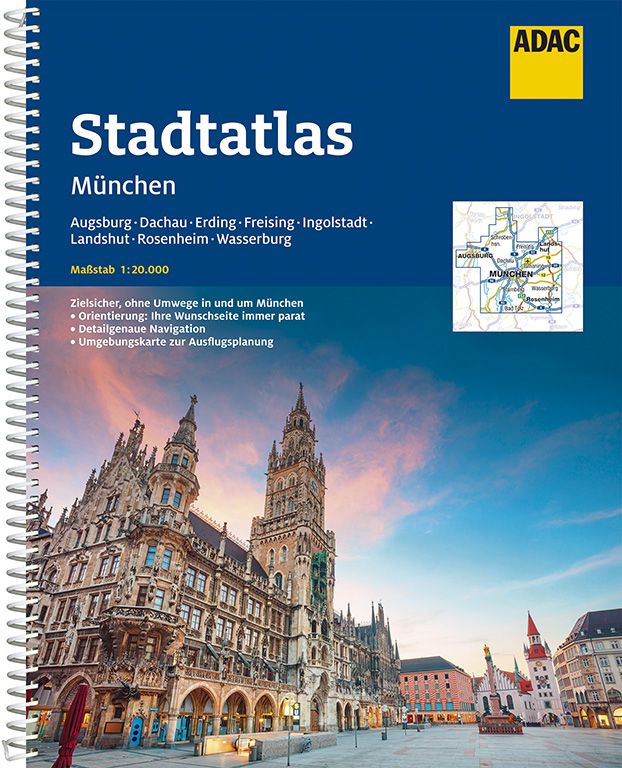 9783826425073 Cover, Stadtatlas, München, Blau