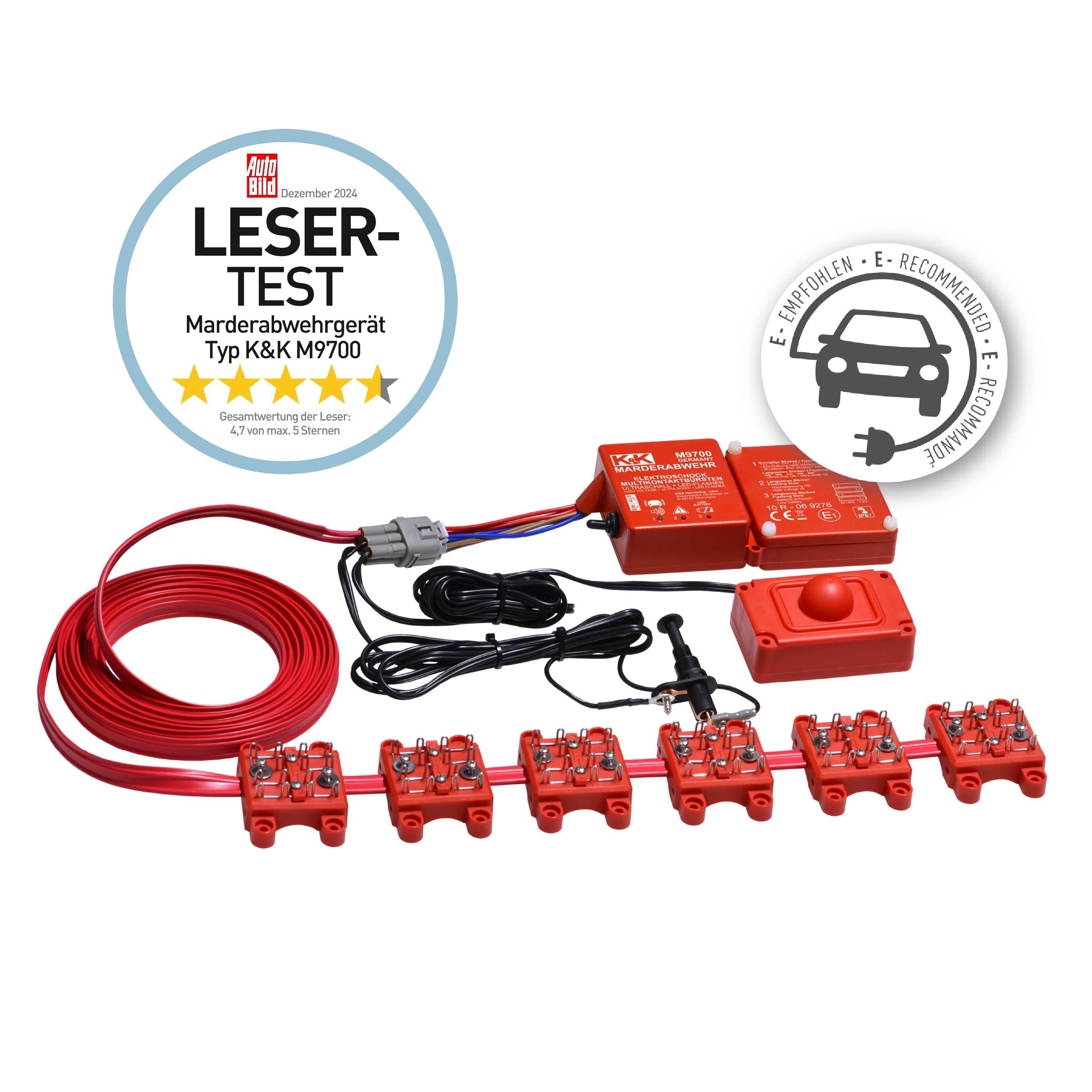 Batterie Marderschutz Hochspannung & Ultraschall