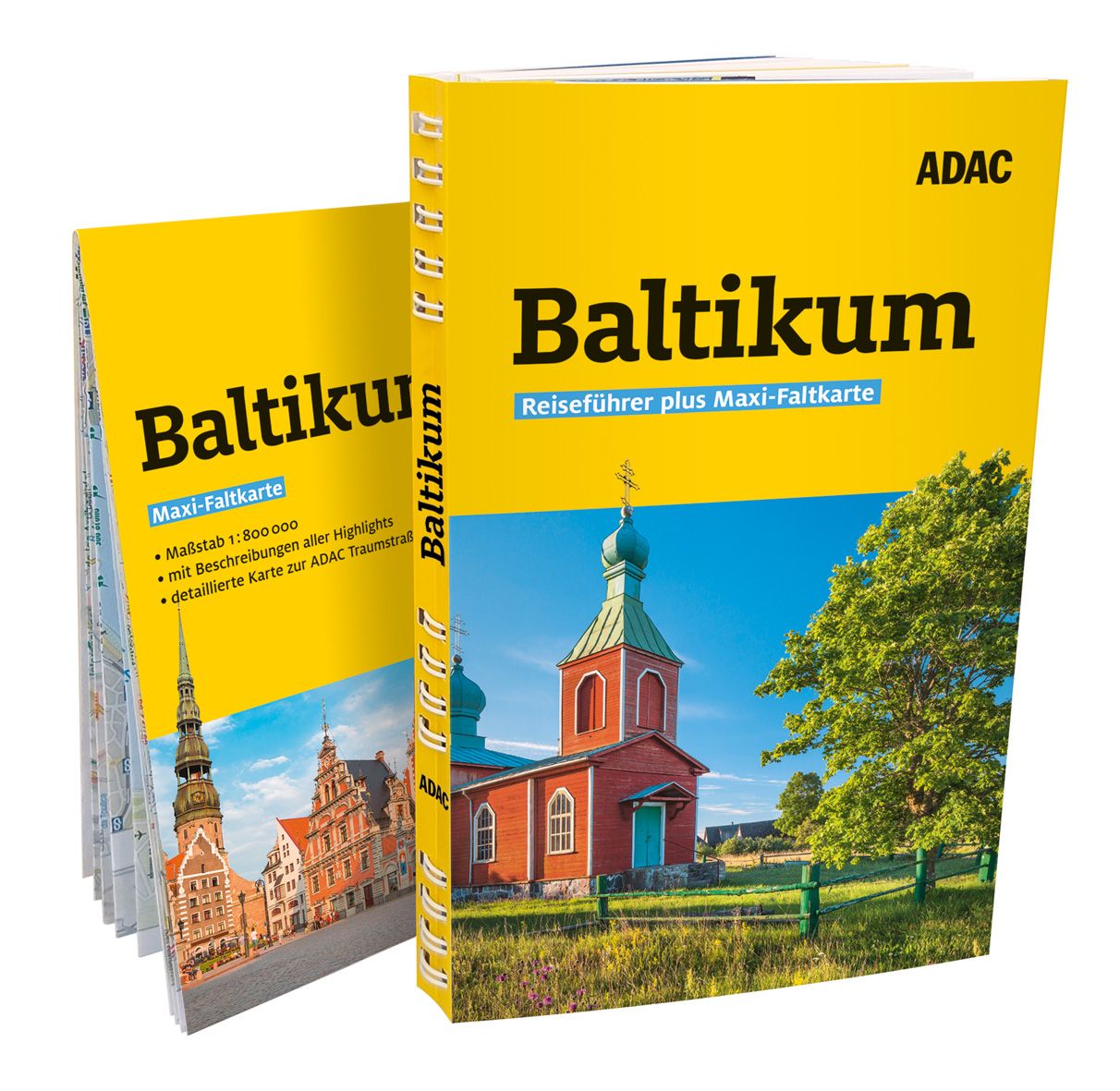 9783956896736 Reiseführer, ADAC , Gelb , Baltikum, Landschaft, Gebäude
