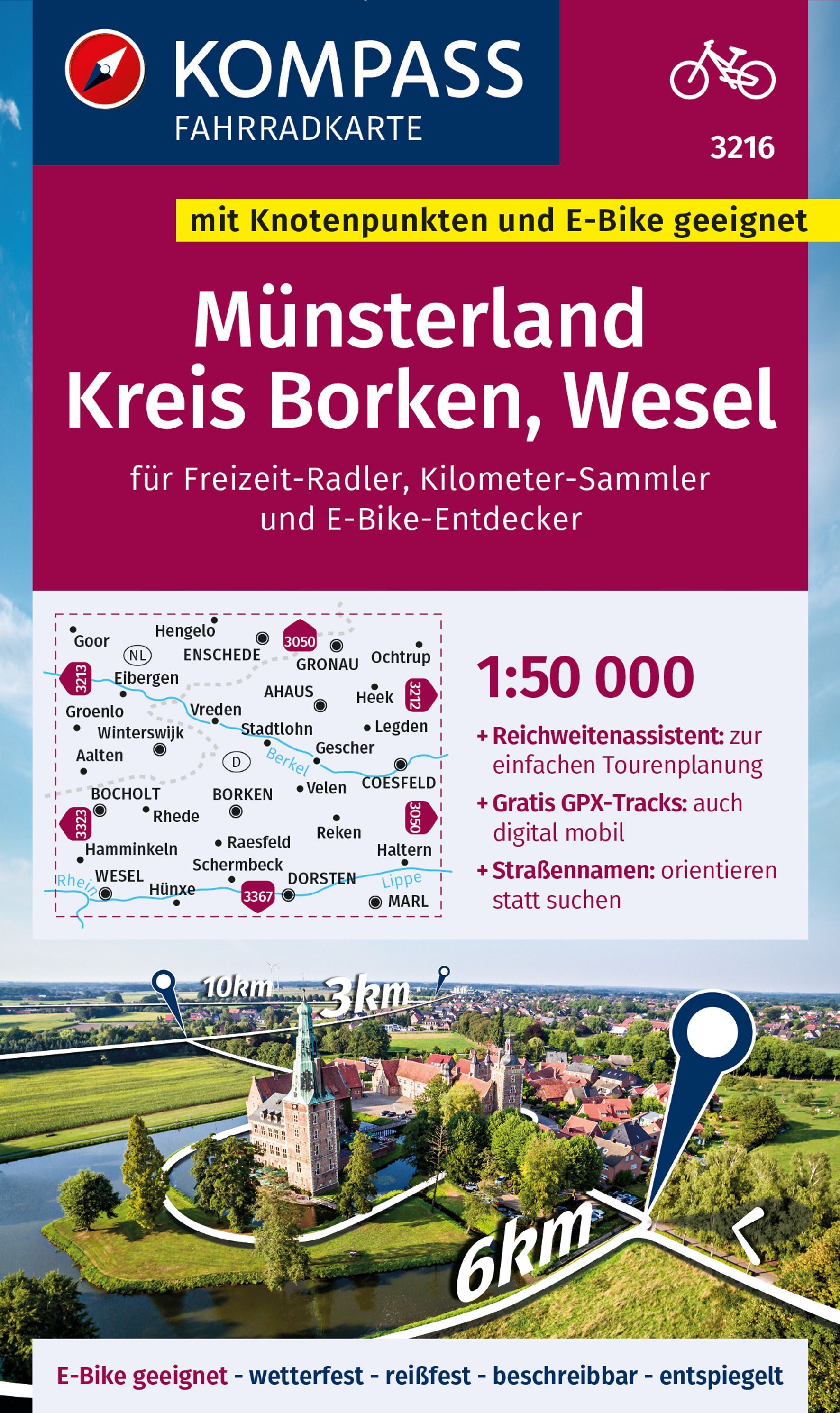 9783991540328 Cover Kompass Münsterland, Kreis Borken, Wesel