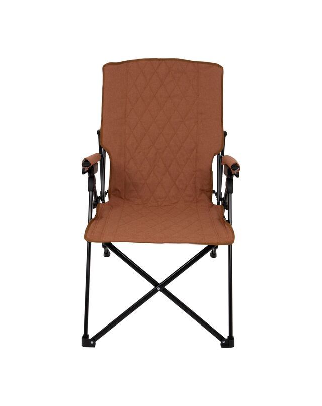 Campingstuhl, Faltstuhl, Kissenbezug, Metallrahmen, Beige