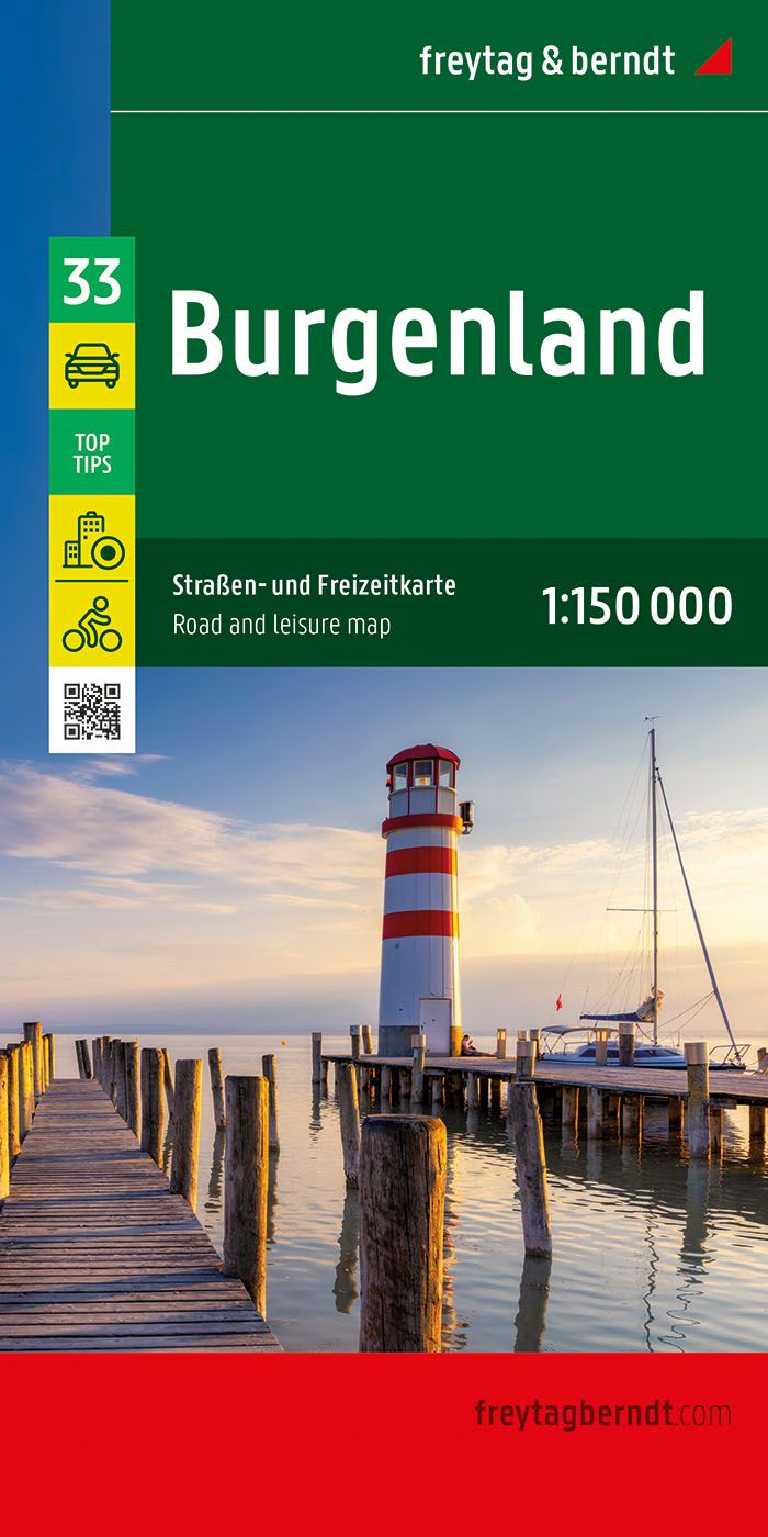9783707922394 Cover Freytag&Berndt Straßenkarte Burgenland