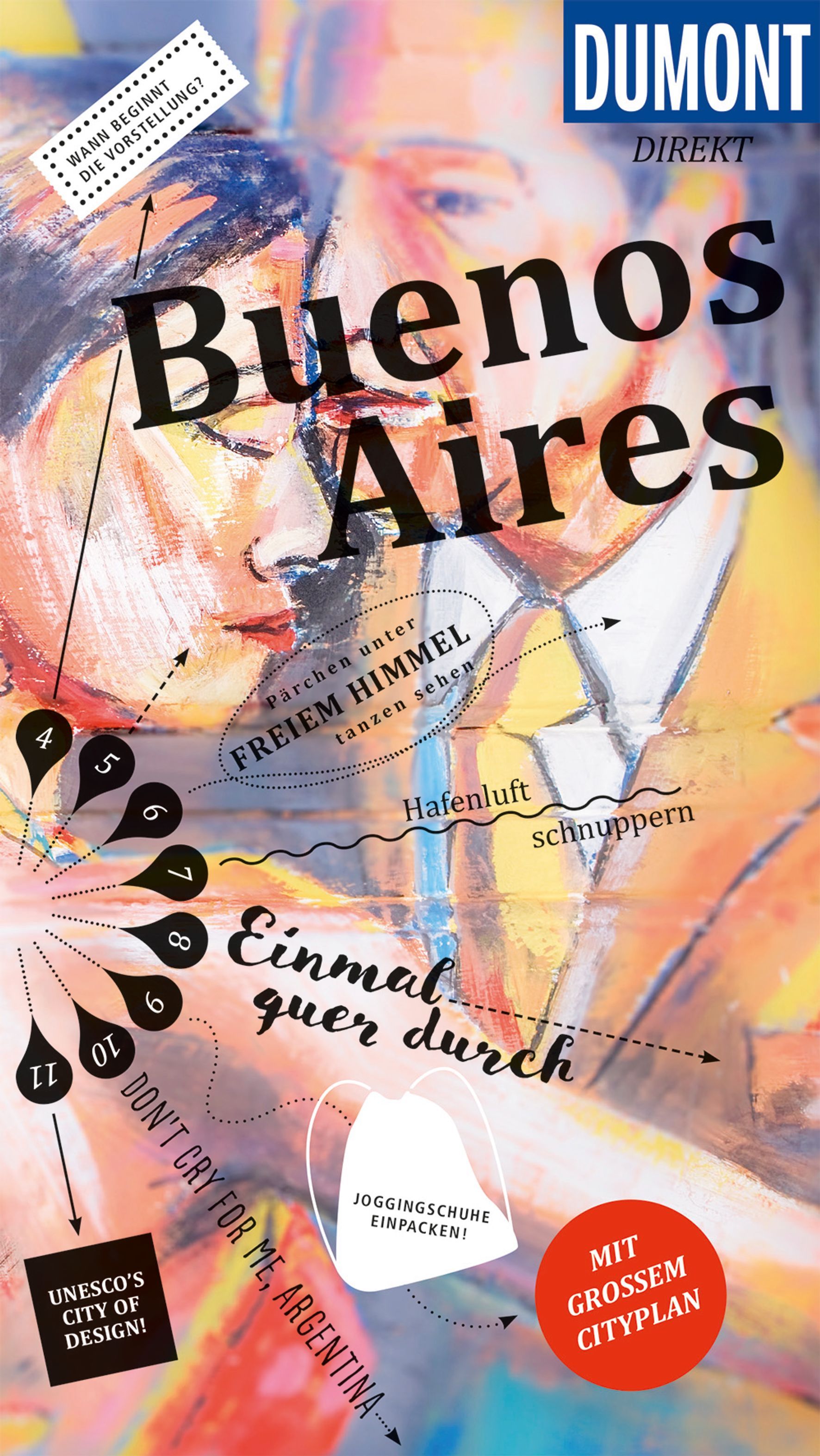 DuMont direkt Reiseführer Buenos Aires Buch, Veröffentlichung, Werbung, Plakat, Person