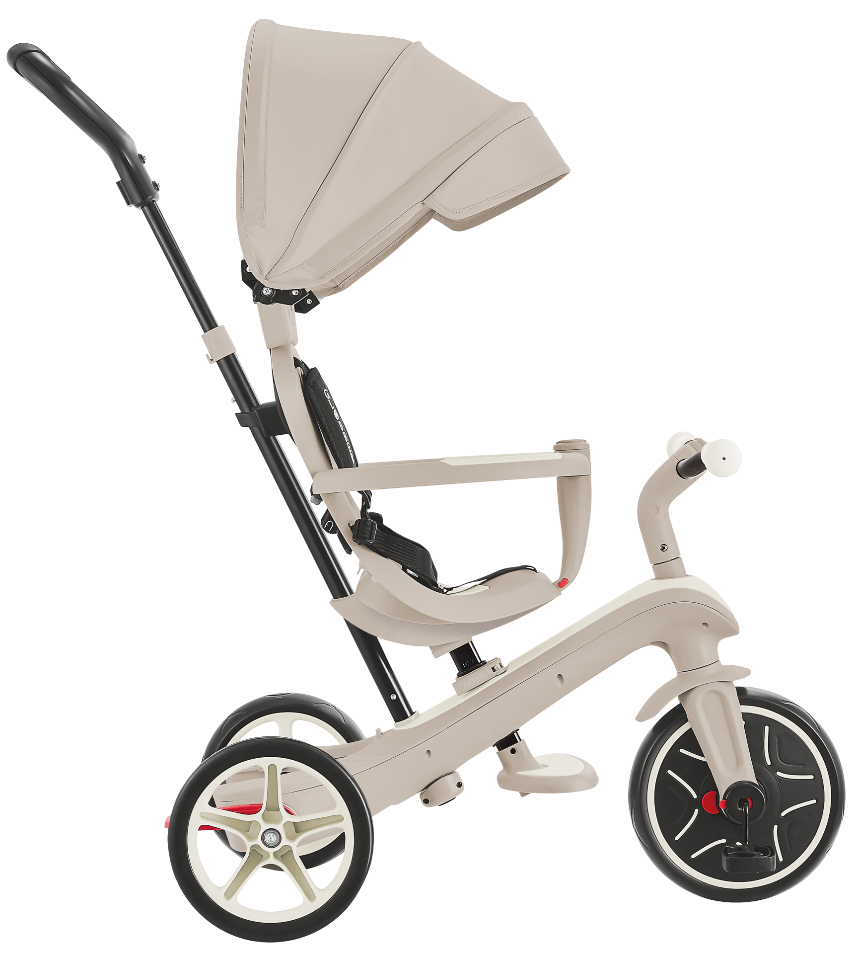 Transport, Fahrzeug, Kinderroller, Dreirad, Beige, Rad