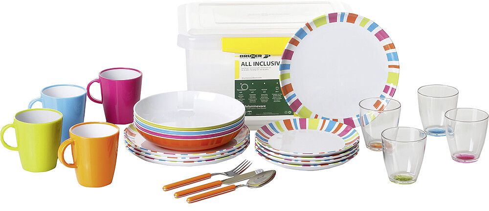 992430911 Geschirrset Brunner Glamour Bunt