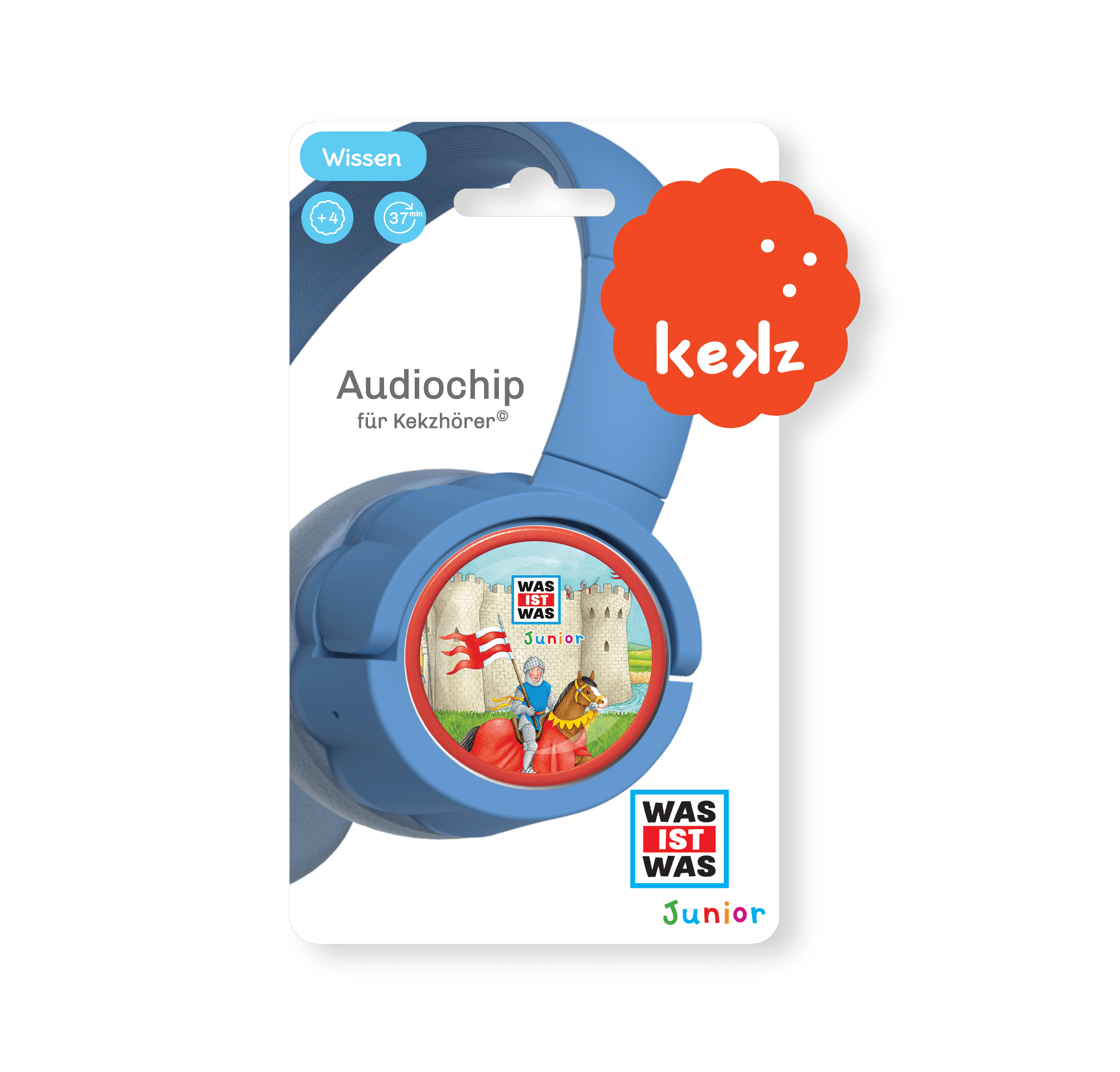 Verpackung Kekz, Vorne, Blau