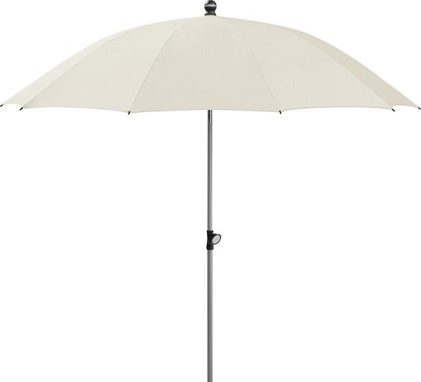 9961365101_600x600 SCHNEIDER SCHIRME Sonnenschirm, beige, rund, aufgeklappt