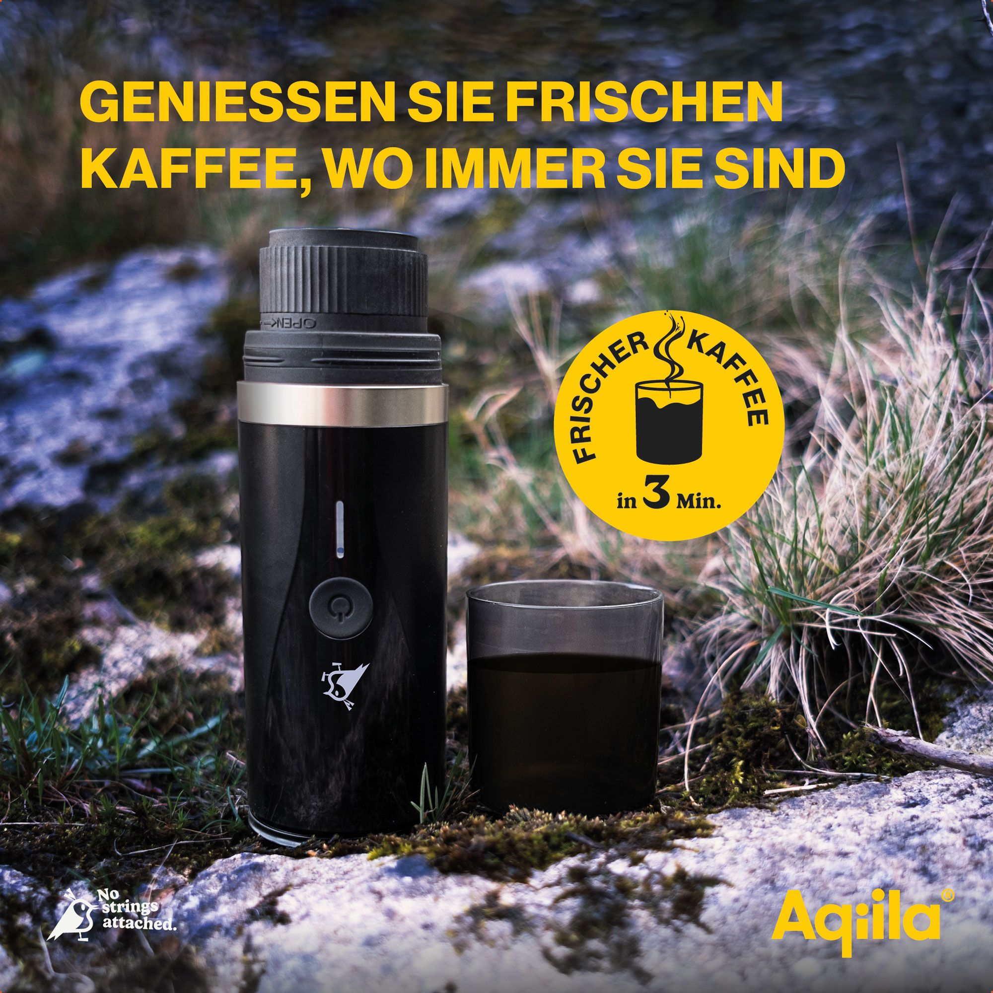 Thermobecher, Trinkflasche, Kaffeemaker, Edelstahl, Outdoor