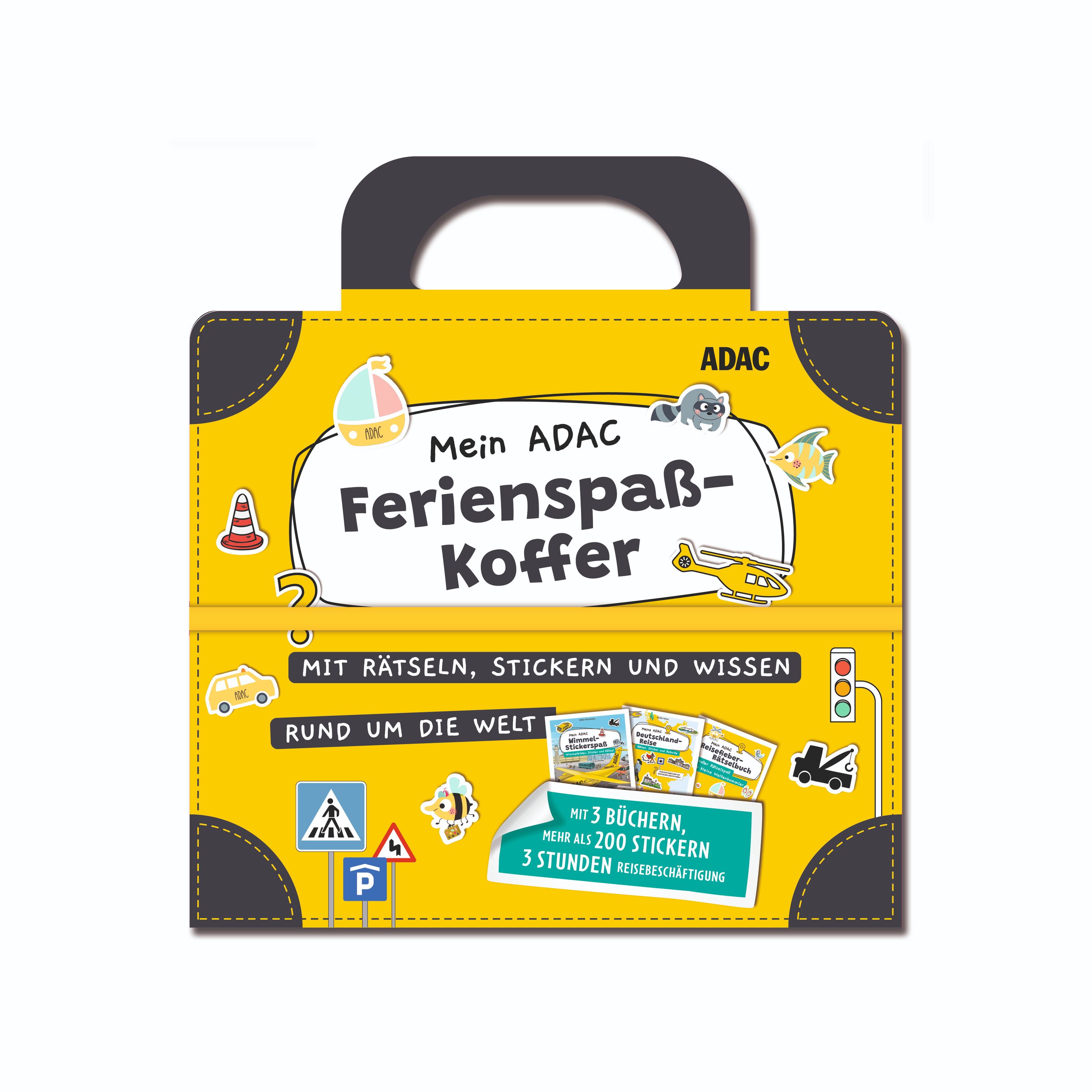 Koffer, Ferien, Kreator, Stickerbuch, Reisekit
