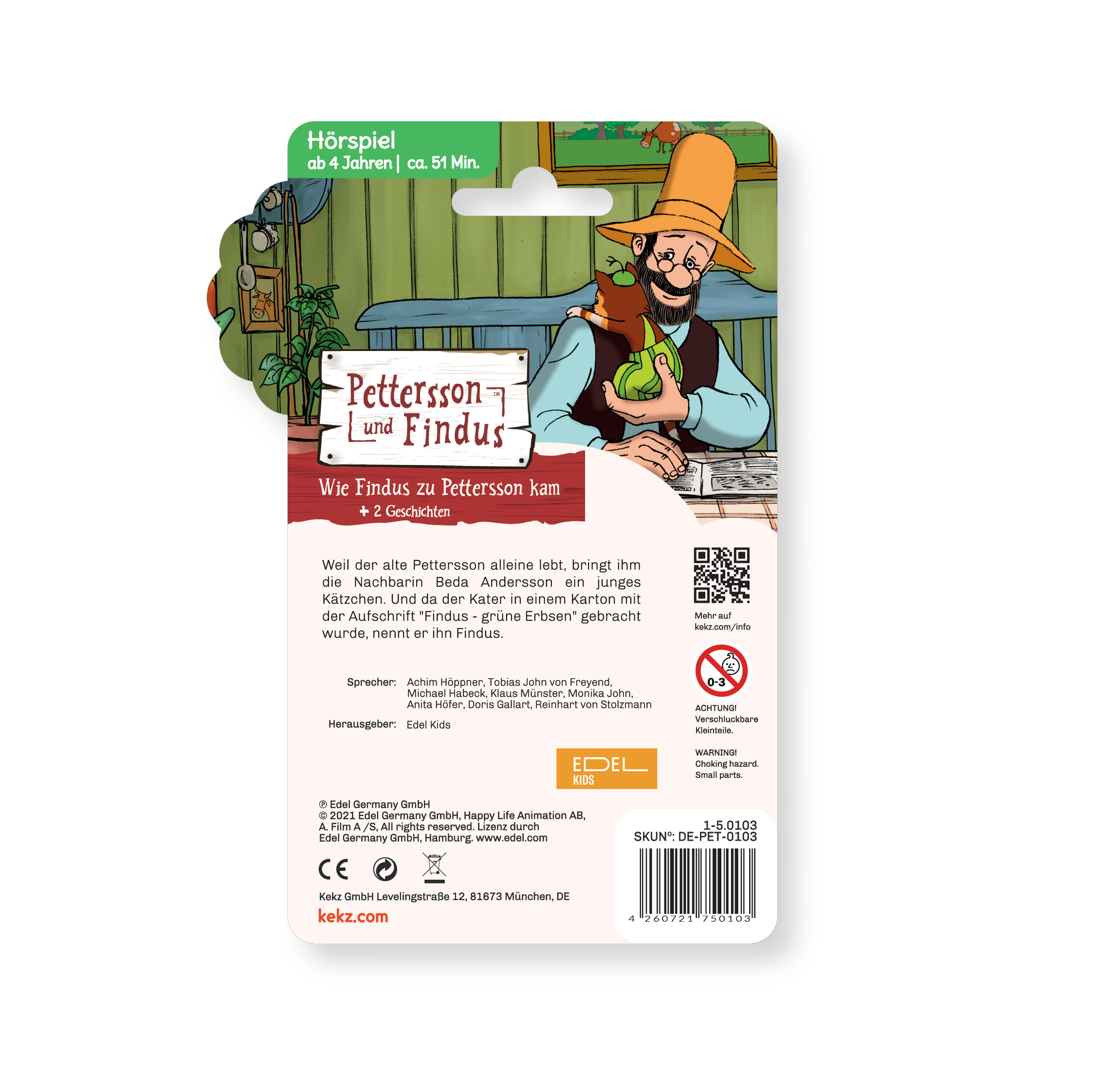 Kekz, Verpackung, Hinten , Person