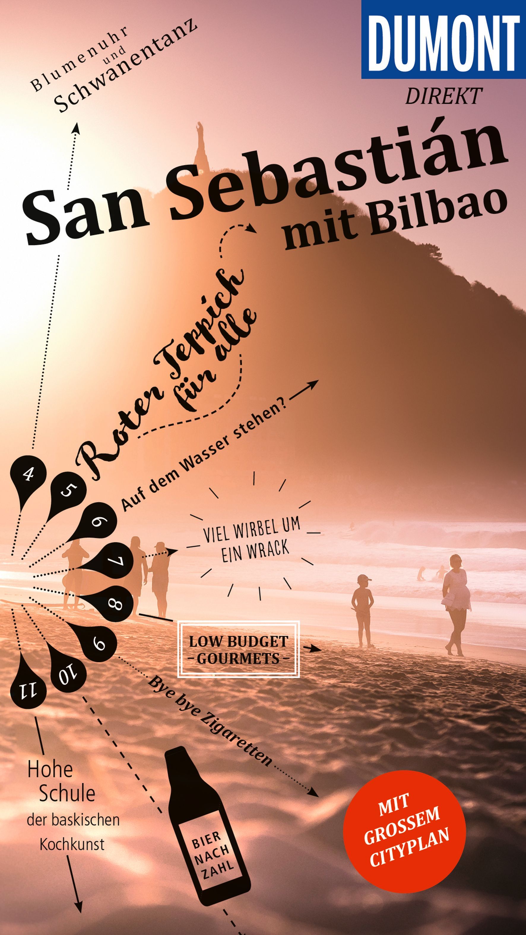 DuMont direkt Reiseführer San Sebastian mit Bilbao Werbung, Plakat, Person, Buch, Veröffentlichung,