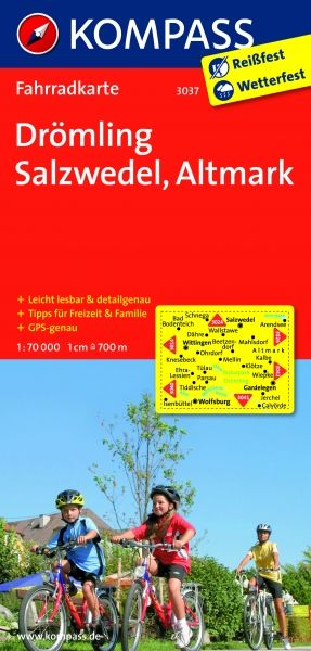 9783850265669uOBBB1KwpJCOs Cover Kompass Fahrradkarte Drömling, Salzwedel