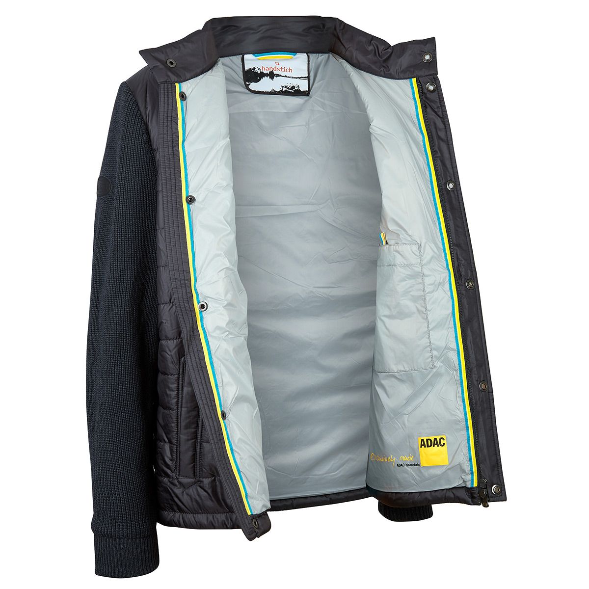 ADAC1049 ADAC Jacke, schwarz, geöffnet