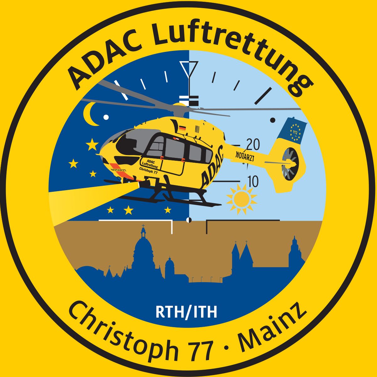 Mainz Luftrettung, Fanpatch, Mainz