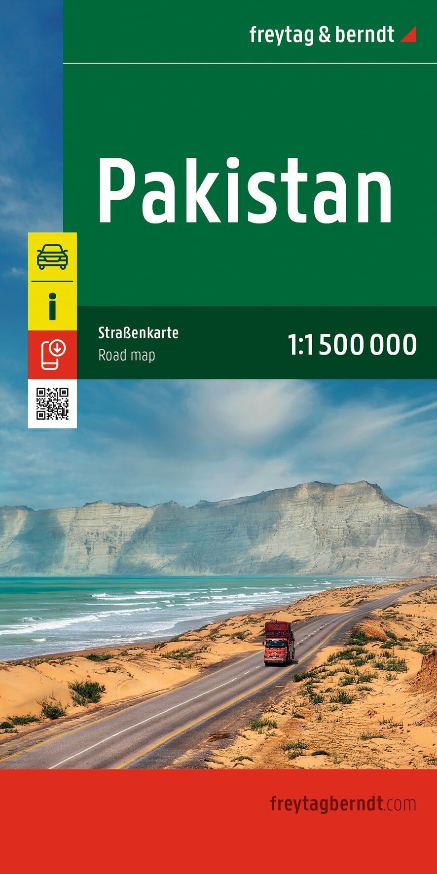 Straßenkarte, Wegbeschreibung, Pakistan, Küstenlandschaft, LKW