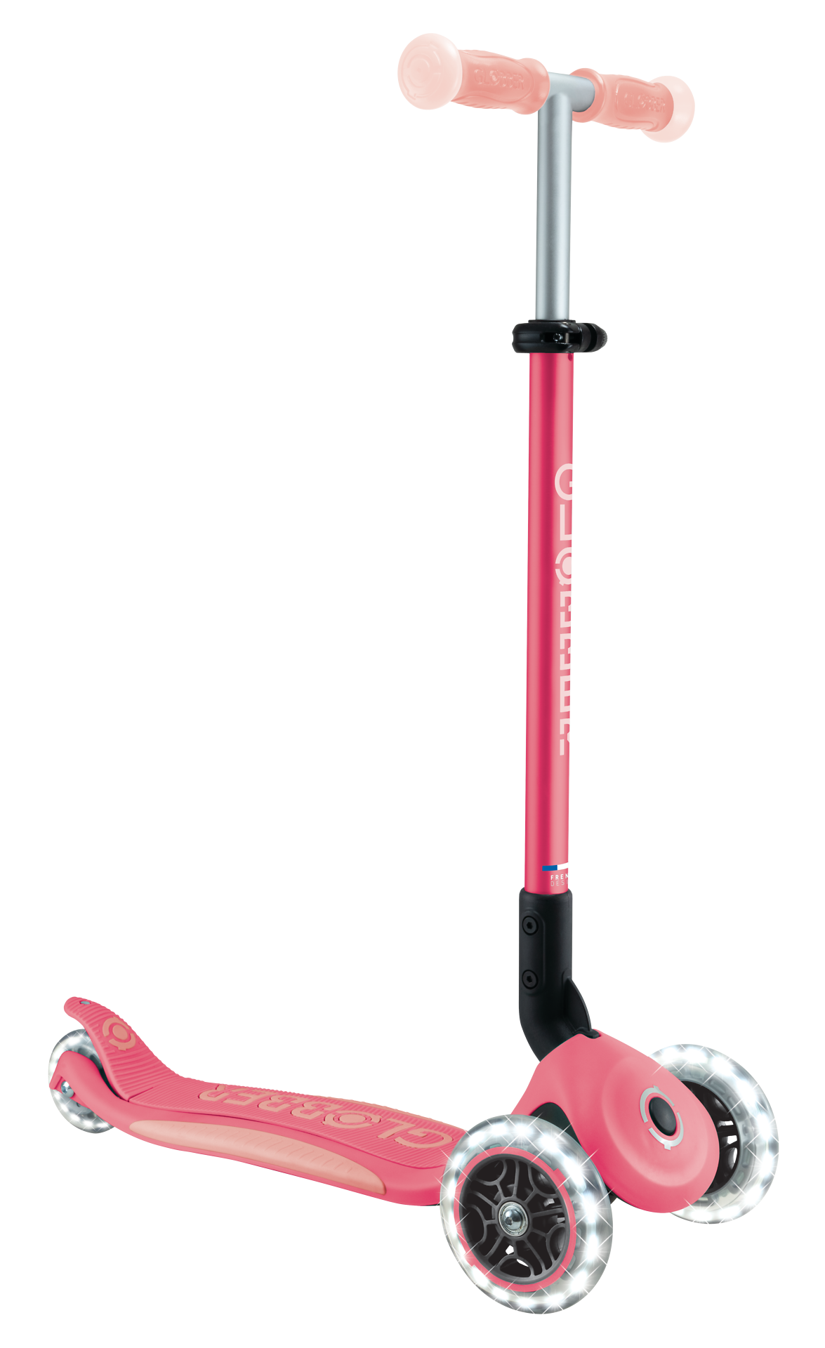 Transport, Fahrzeug, Kinderroller, Tretroller, Rosa, Rad