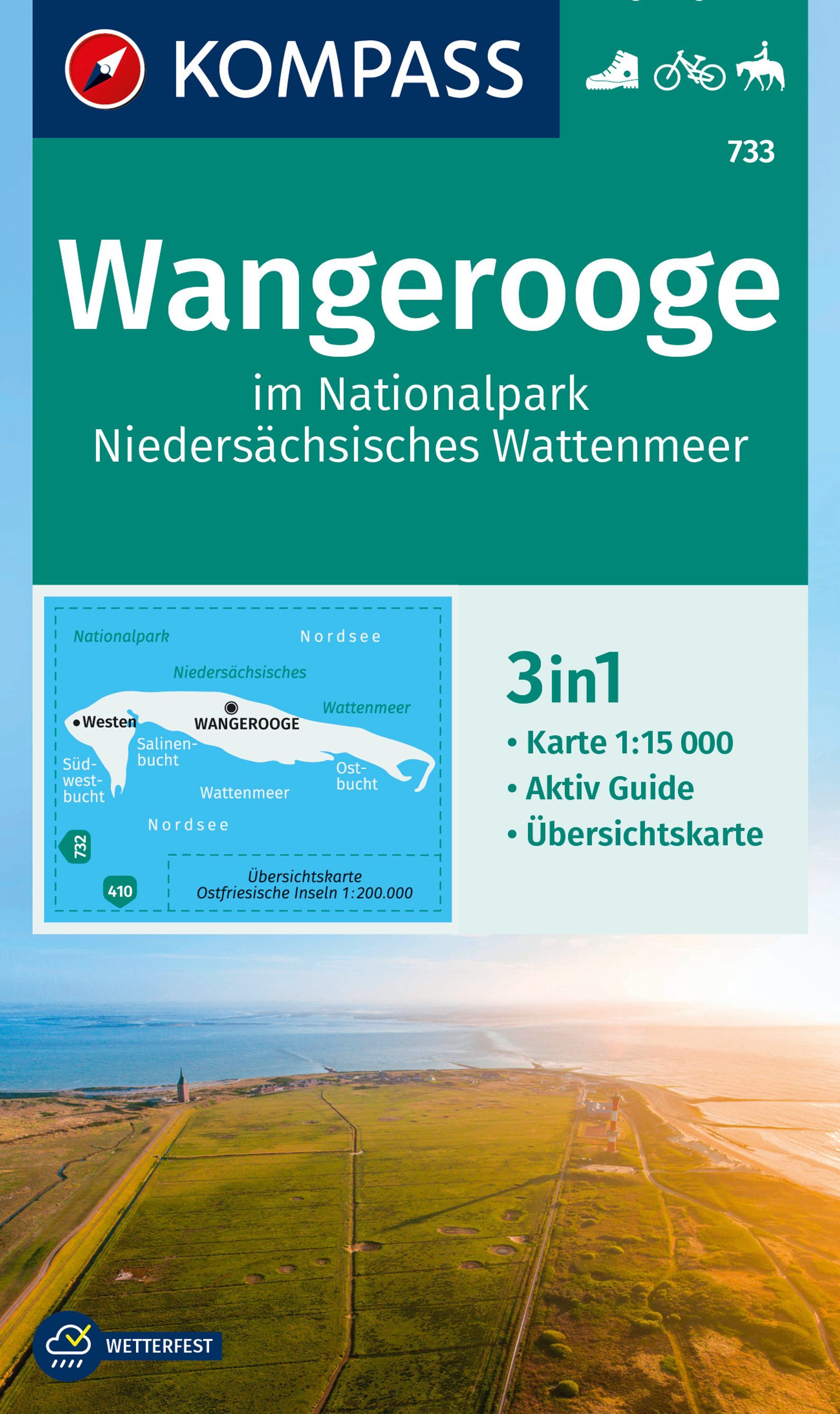 9783991217183 Cover Kompass Wanderkarte Wangerooge