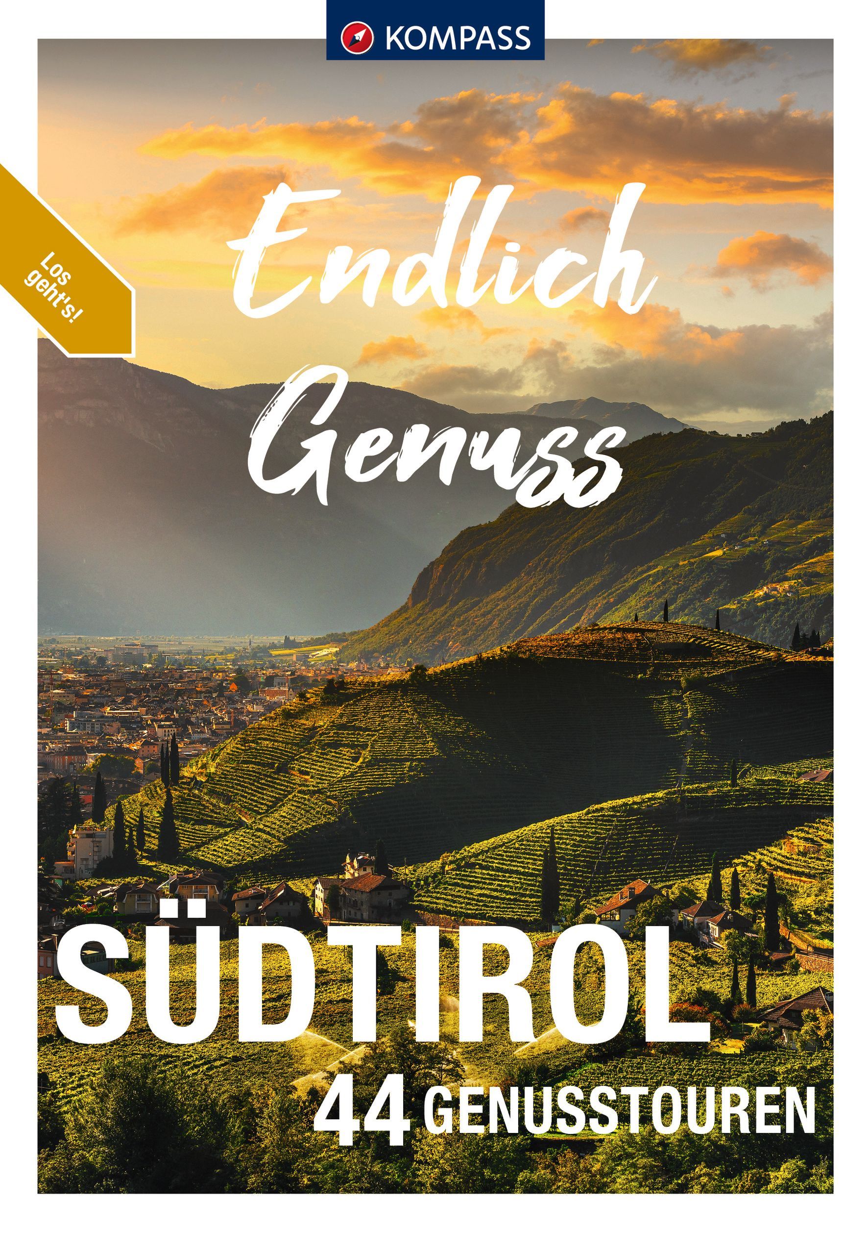9783991213567 KOMPASS Endlich Genuss - Südtirol, Cover Weinberge