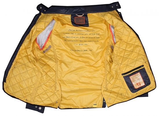 ue Herrenjacke Gardasee mit ADAC Logo auf Innenseite