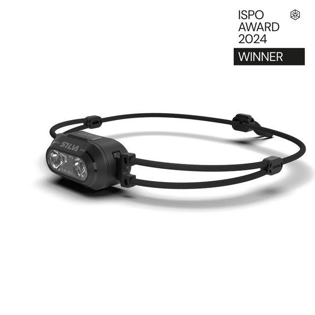 Stirnlampe Silva Smini Fly Black Stirnlampe, schwarz von vorne