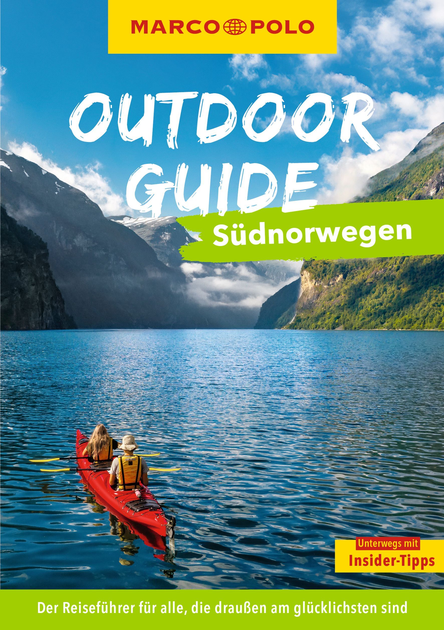 kajak, kajakfahren, see, berge, outdoor-guide