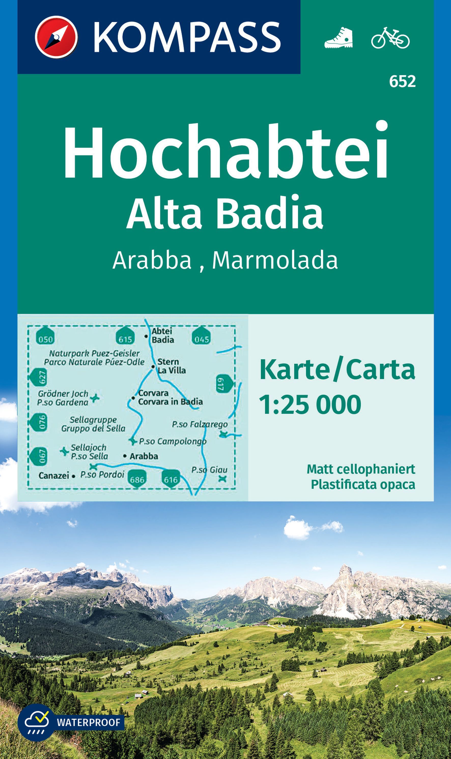 9783991540373 Cover Kompass Wanderkarte Hochabtei