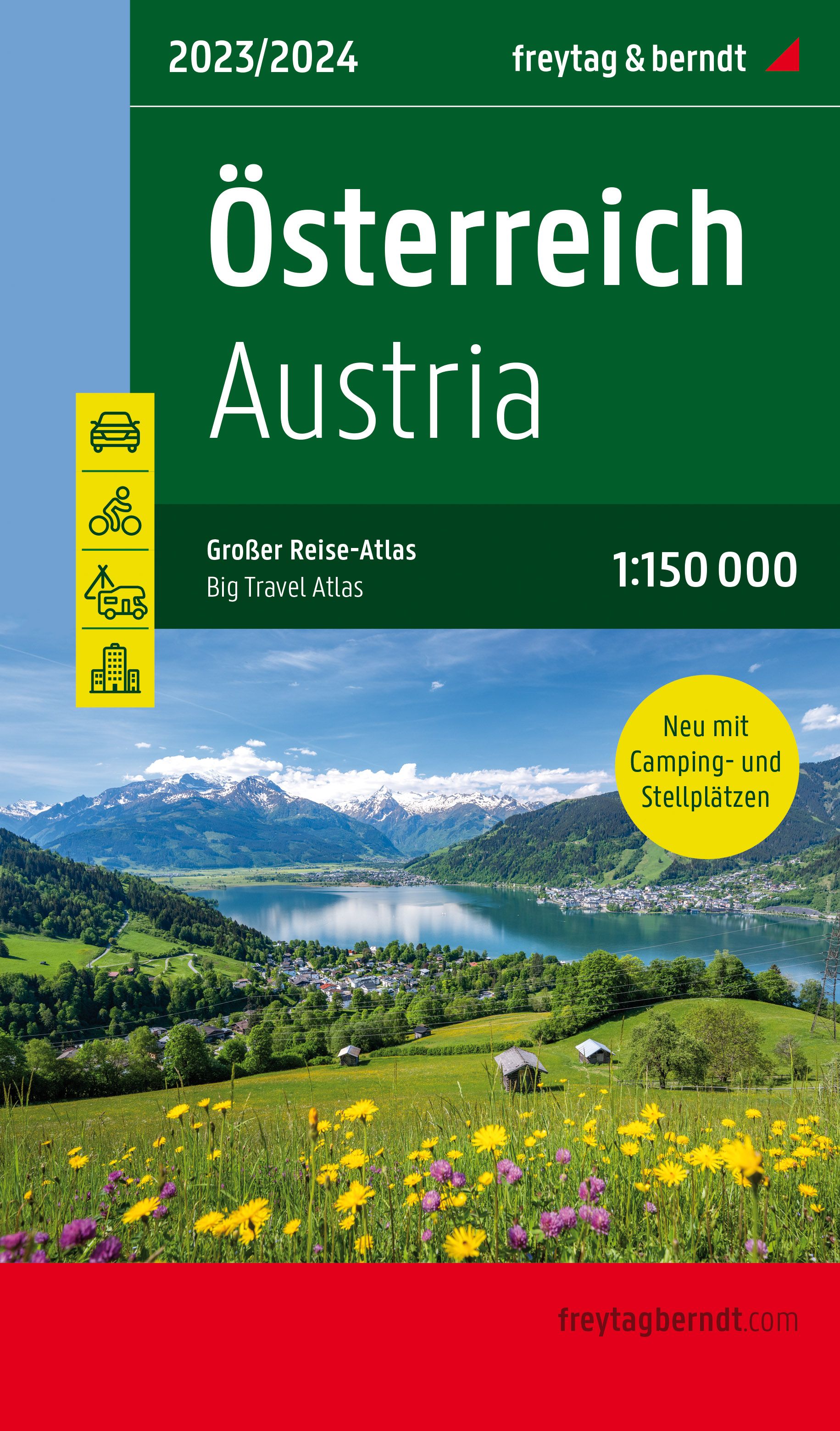 9783707922004 Cover Freytag & Berndt Autoatlas Österreich