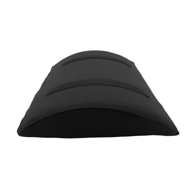 Sitzkissen, Reisekissen, Nackenstütze, schwarz, Stoffband