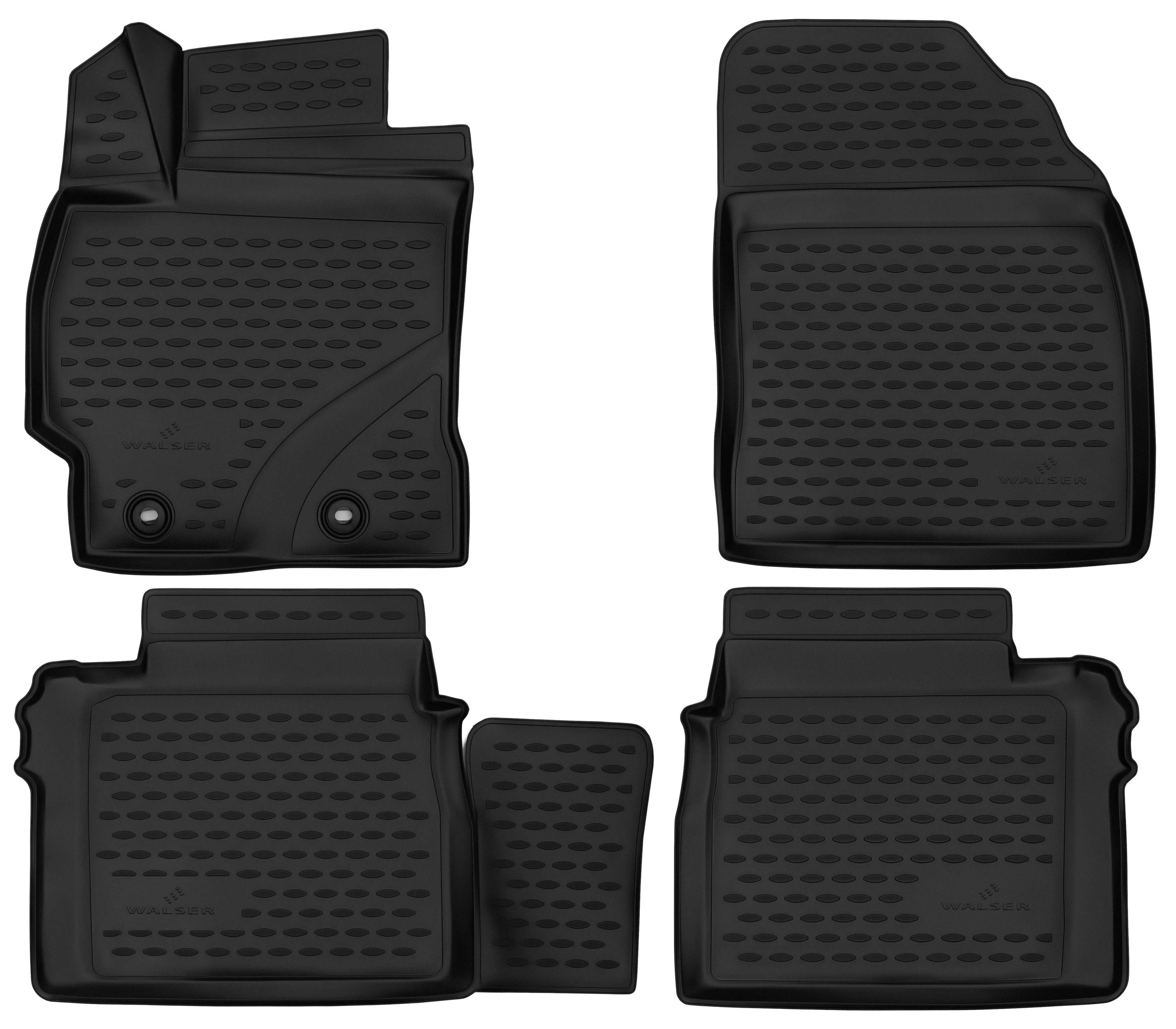 9001778751225_001 Fußmatten, Gummimatten XTR für Toyota Corolla Limousine, schwarz