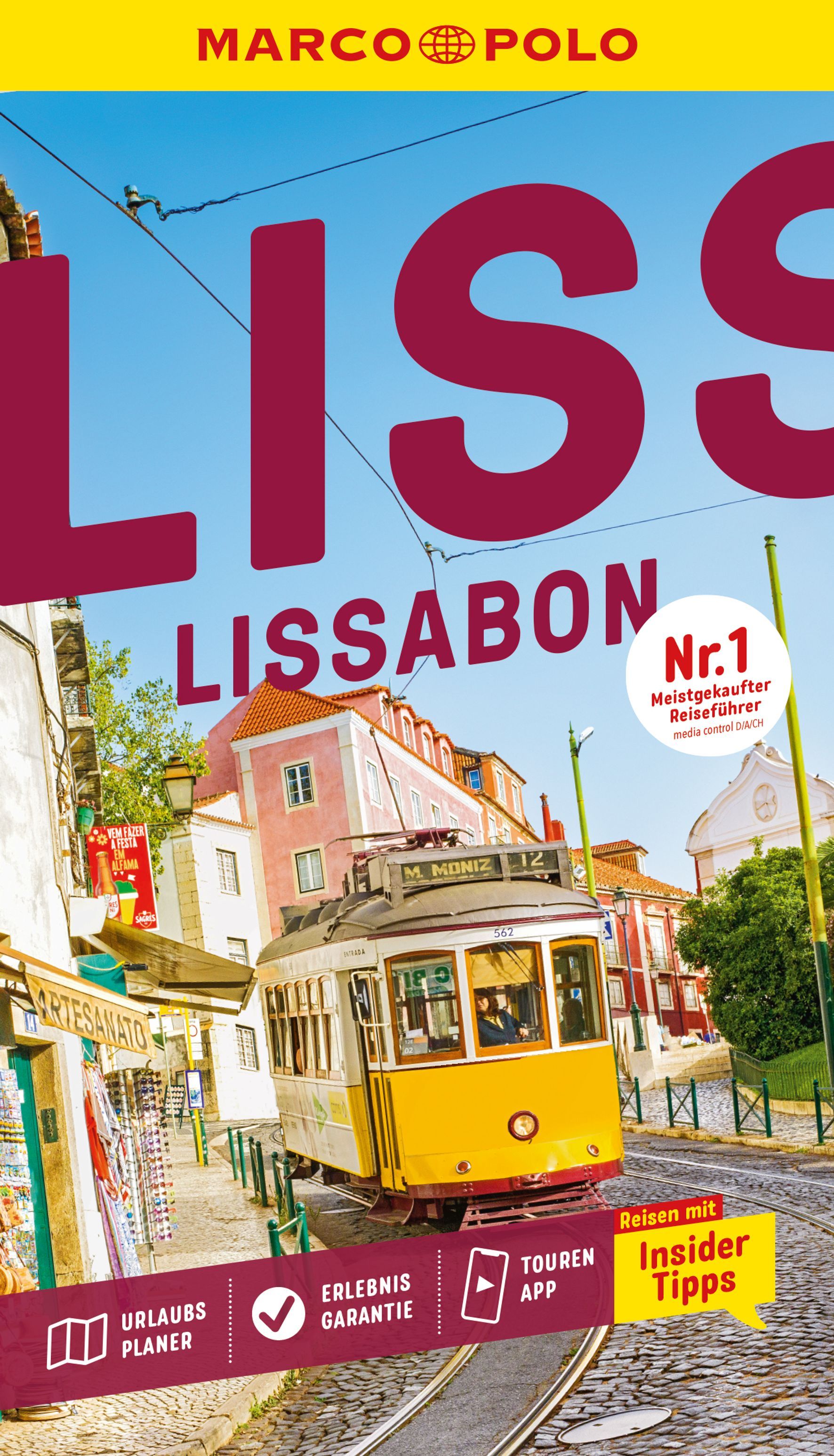 MARCO POLO Reiseführer Lissabon Lissabon Reiseführer, Cover alte Bahn in Altstadt