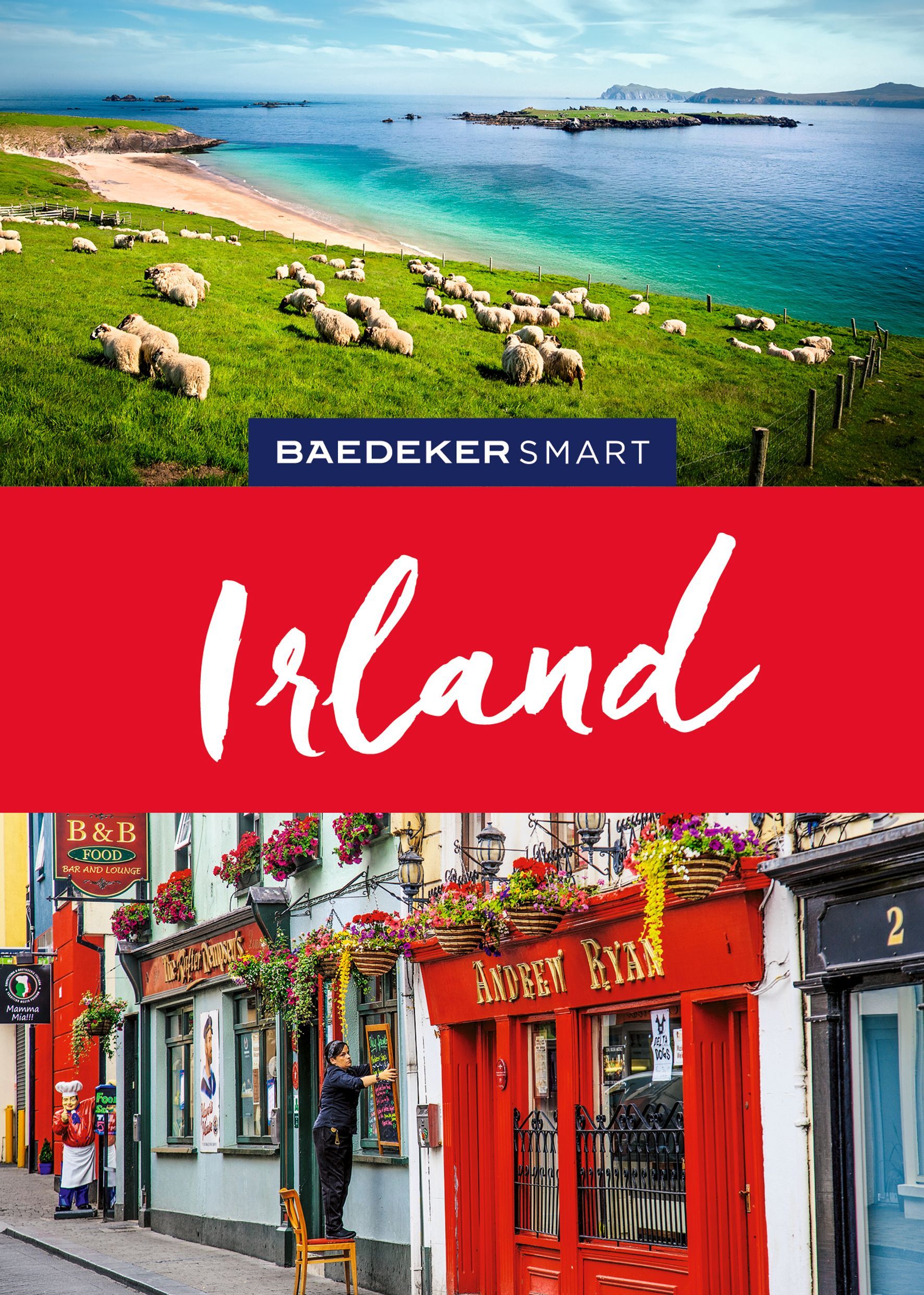 Baedeker SMART Reiseführer Irland Nachbarschaft, Stadt, Person, Stuhl, Schaf