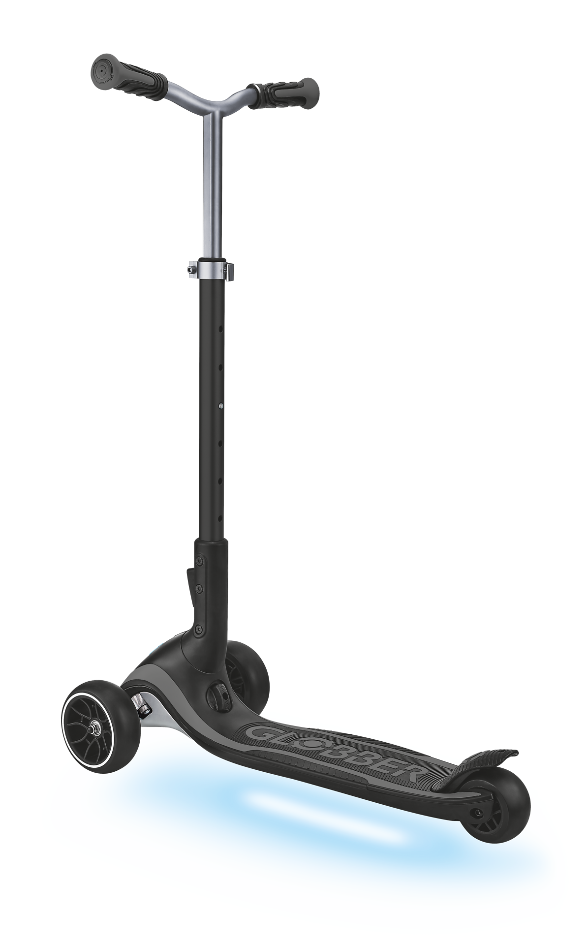 Transport, Fahrzeug, Kinderroller, Roller, Schwarz, Rad