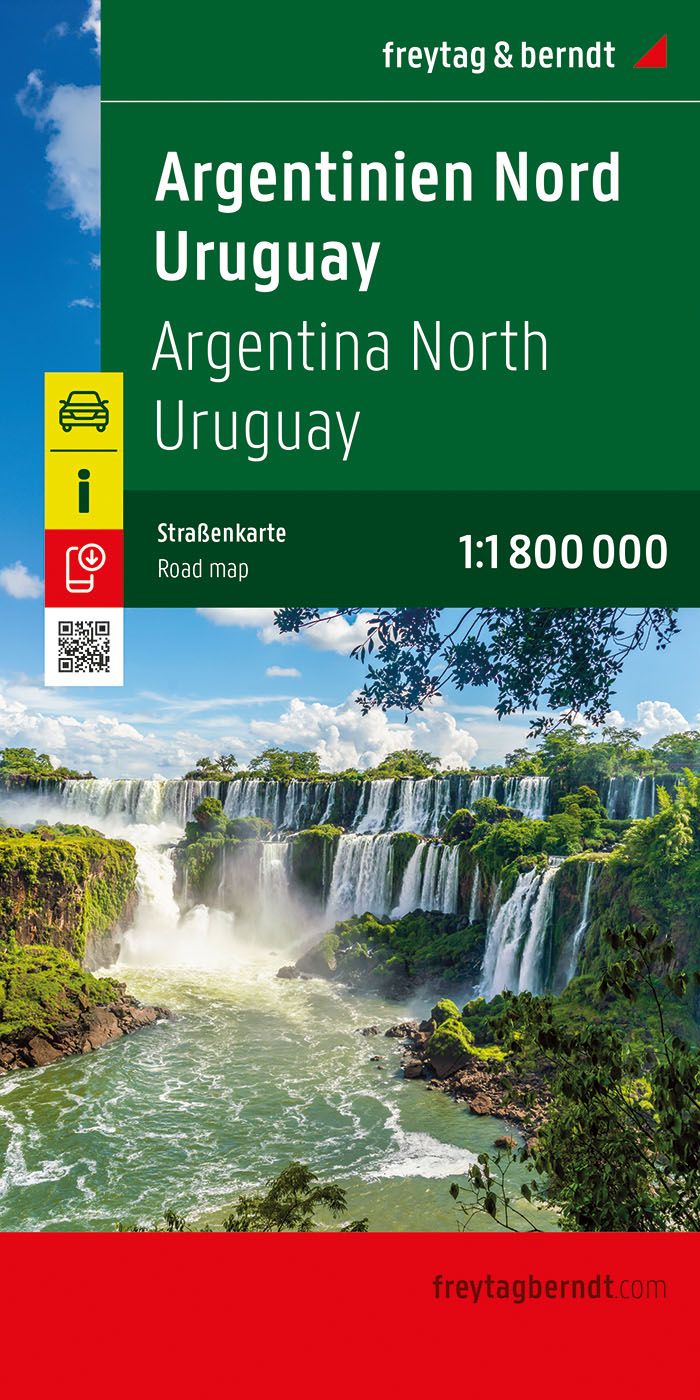 Argentinien Nord - Uruguay, Straßenkarte, f&b Natur, Draußen, Regenwald, Werbung, Wasser