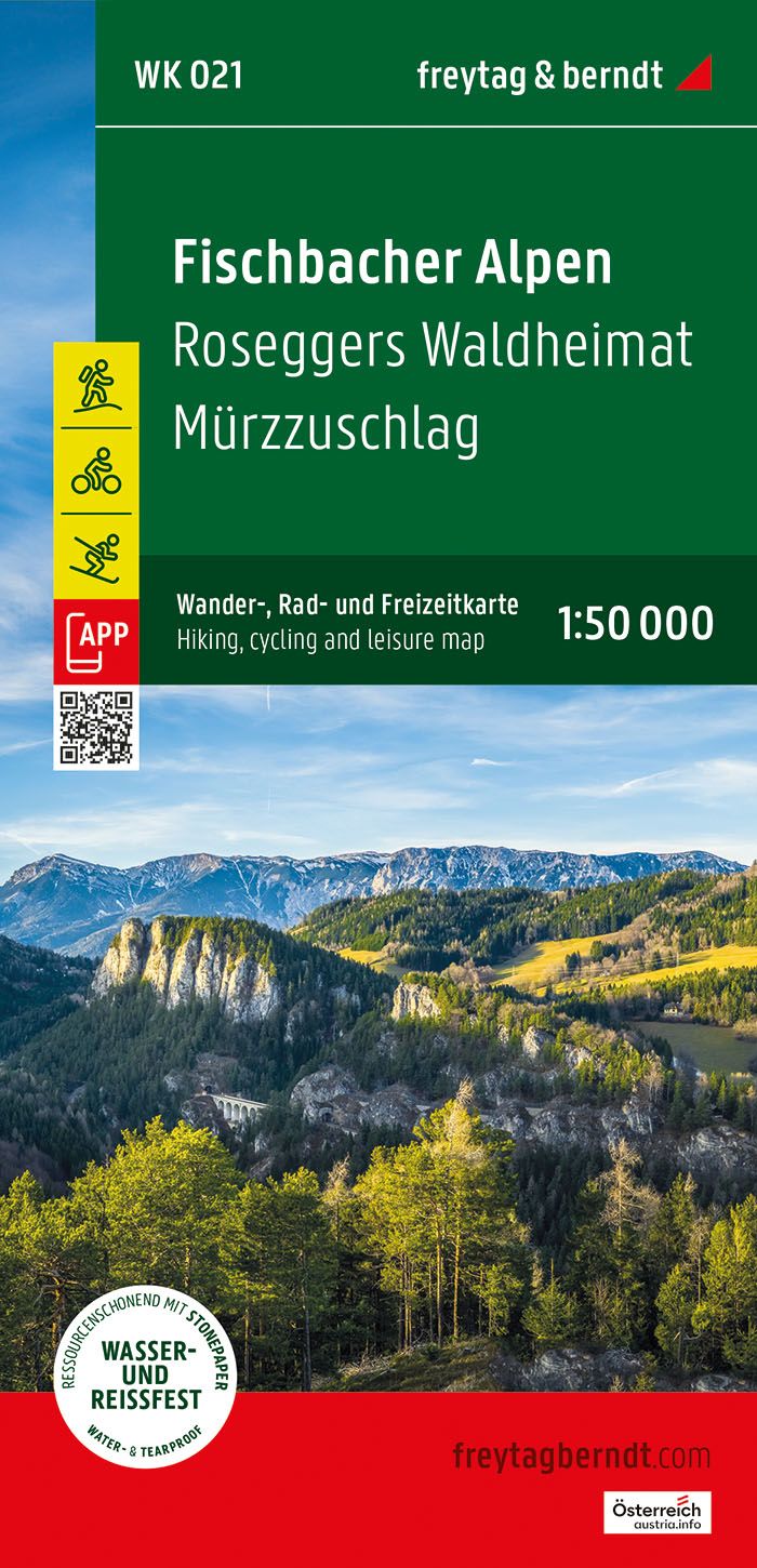 Fischbacher Alpen, Wander-,Rad-,Freizeitkarte, f&b Werbung, Plakat, Vegetation, Draußen, Natur,