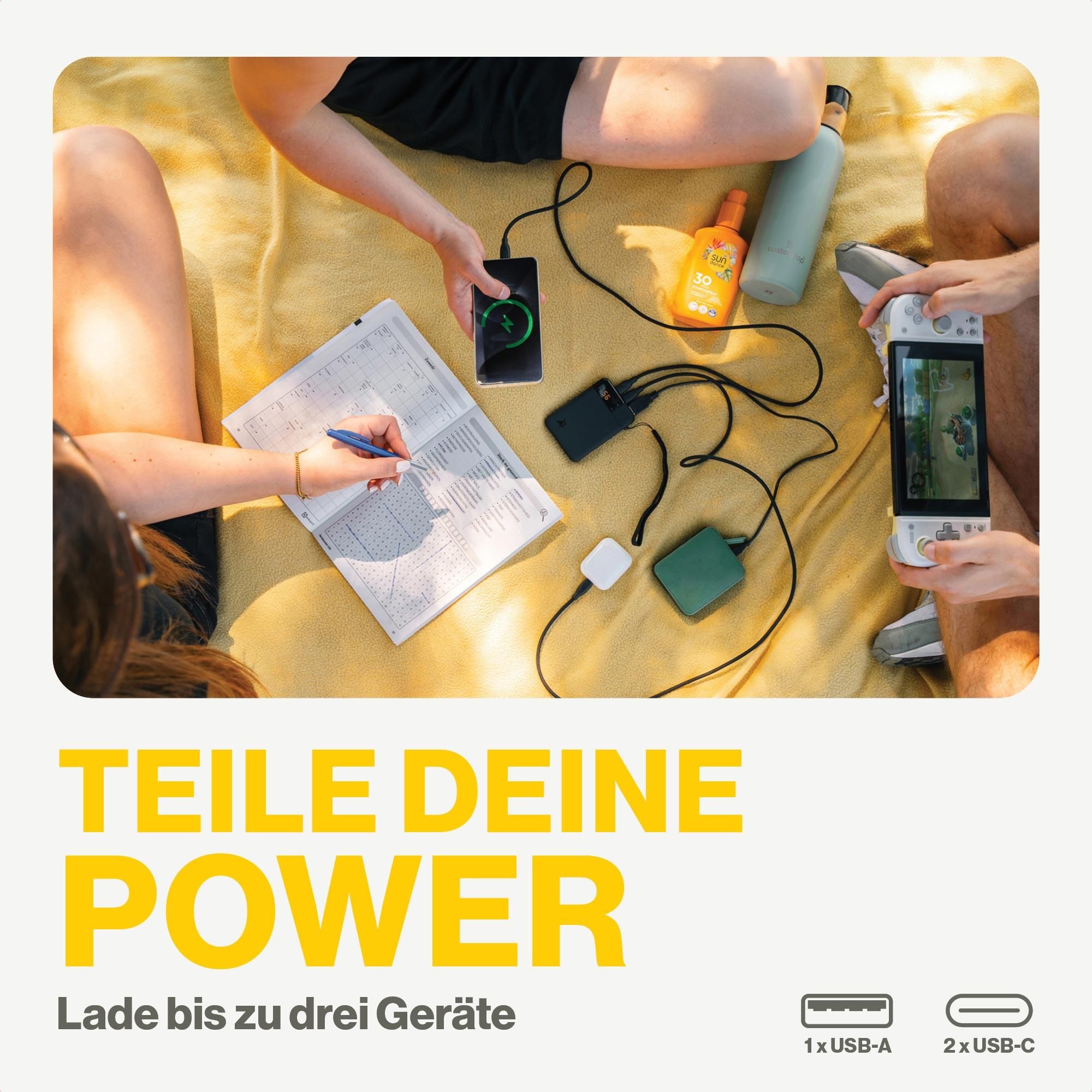 Stromkabel, Ladegerät, USB-C, Powerbank, Gadgets
