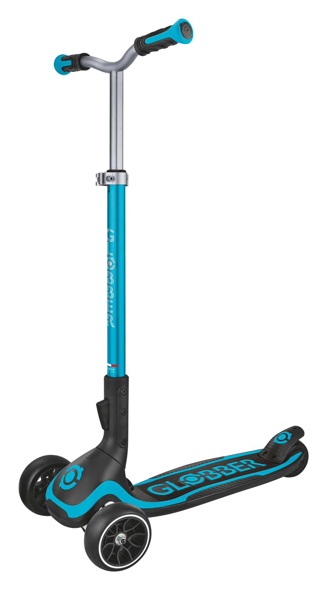 Transport, Fahrzeug, Kinderroller, Tretroller, Türkis, Rad