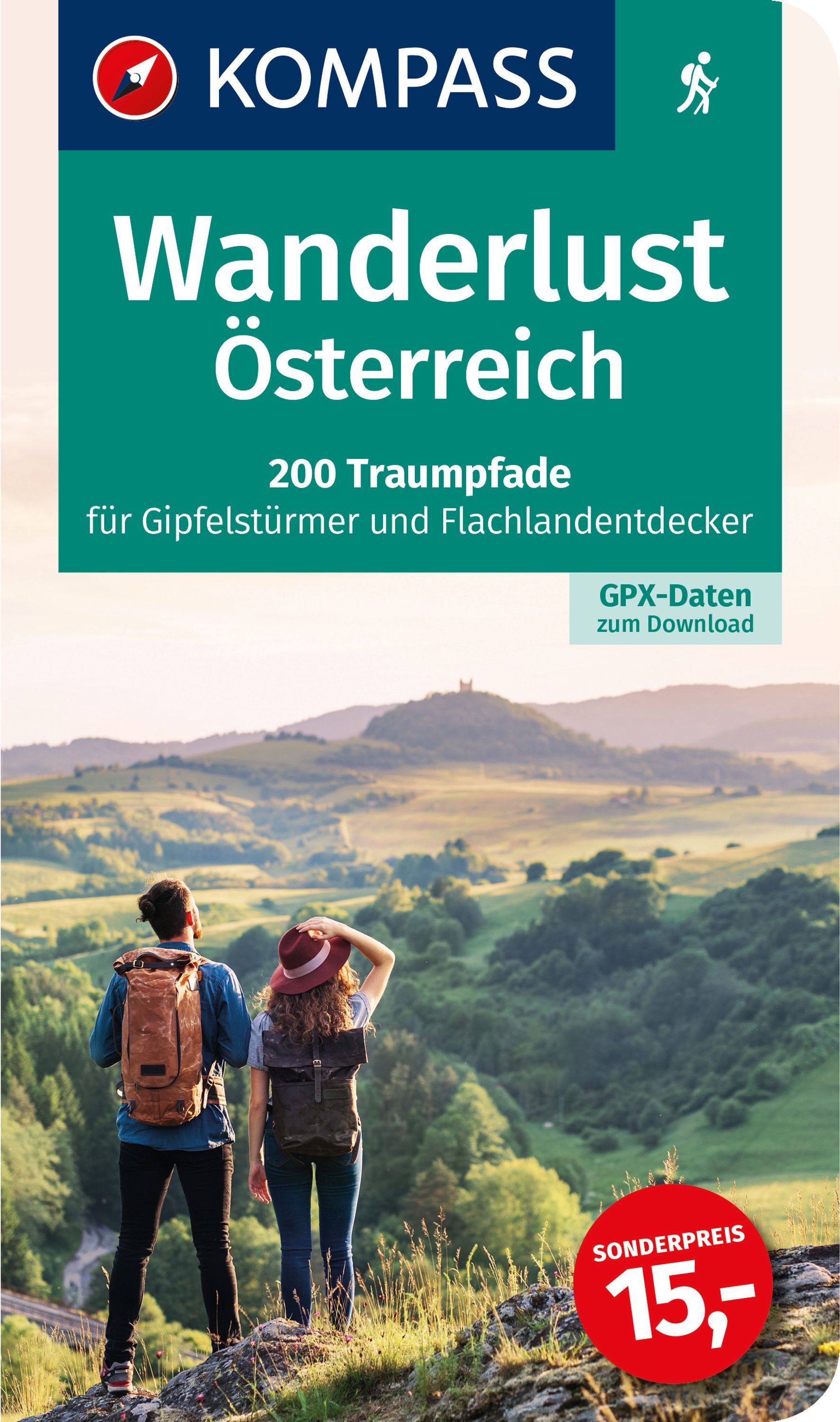 9783991216476 Cover Kompass Wanderlust Österreich