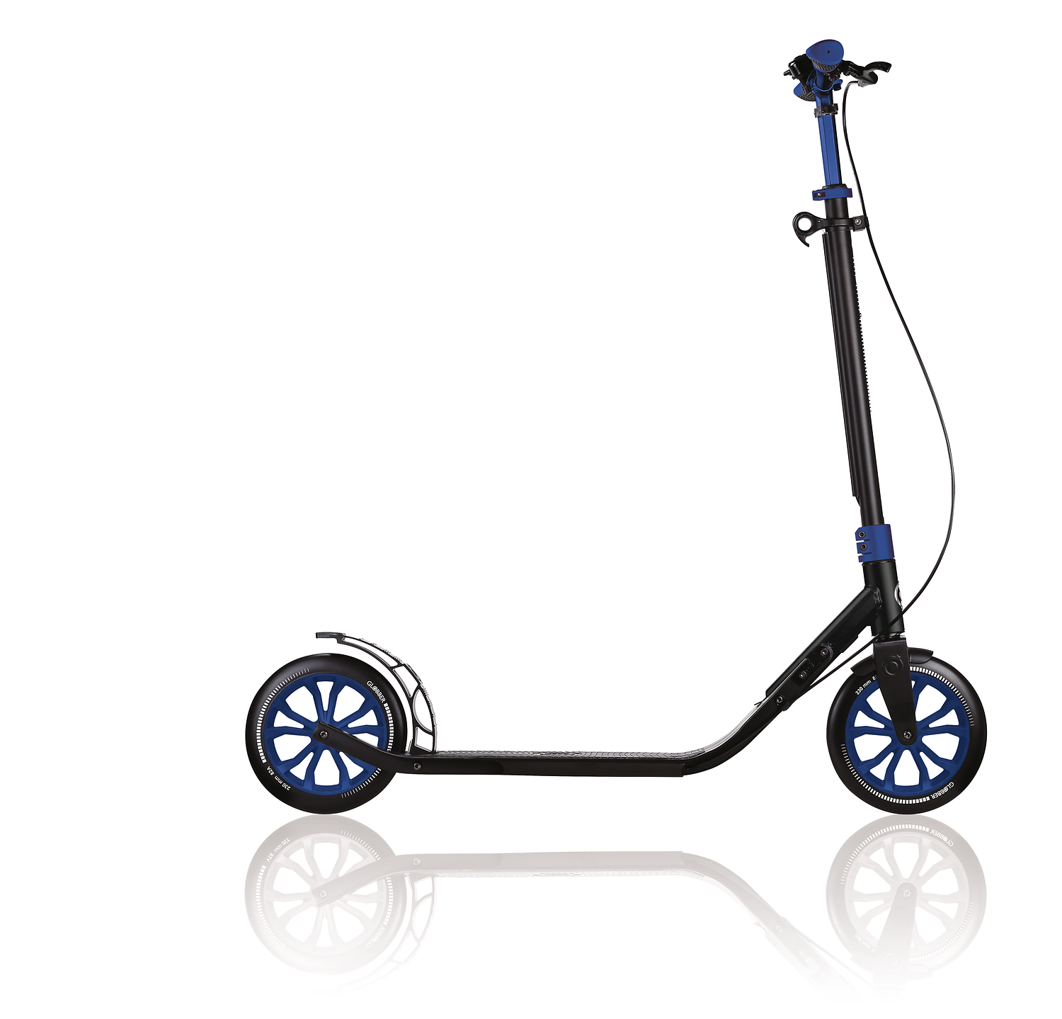 Tretroller, Scooter, Blue accents, Gurtstütze, Schwenkbares Lenksystem